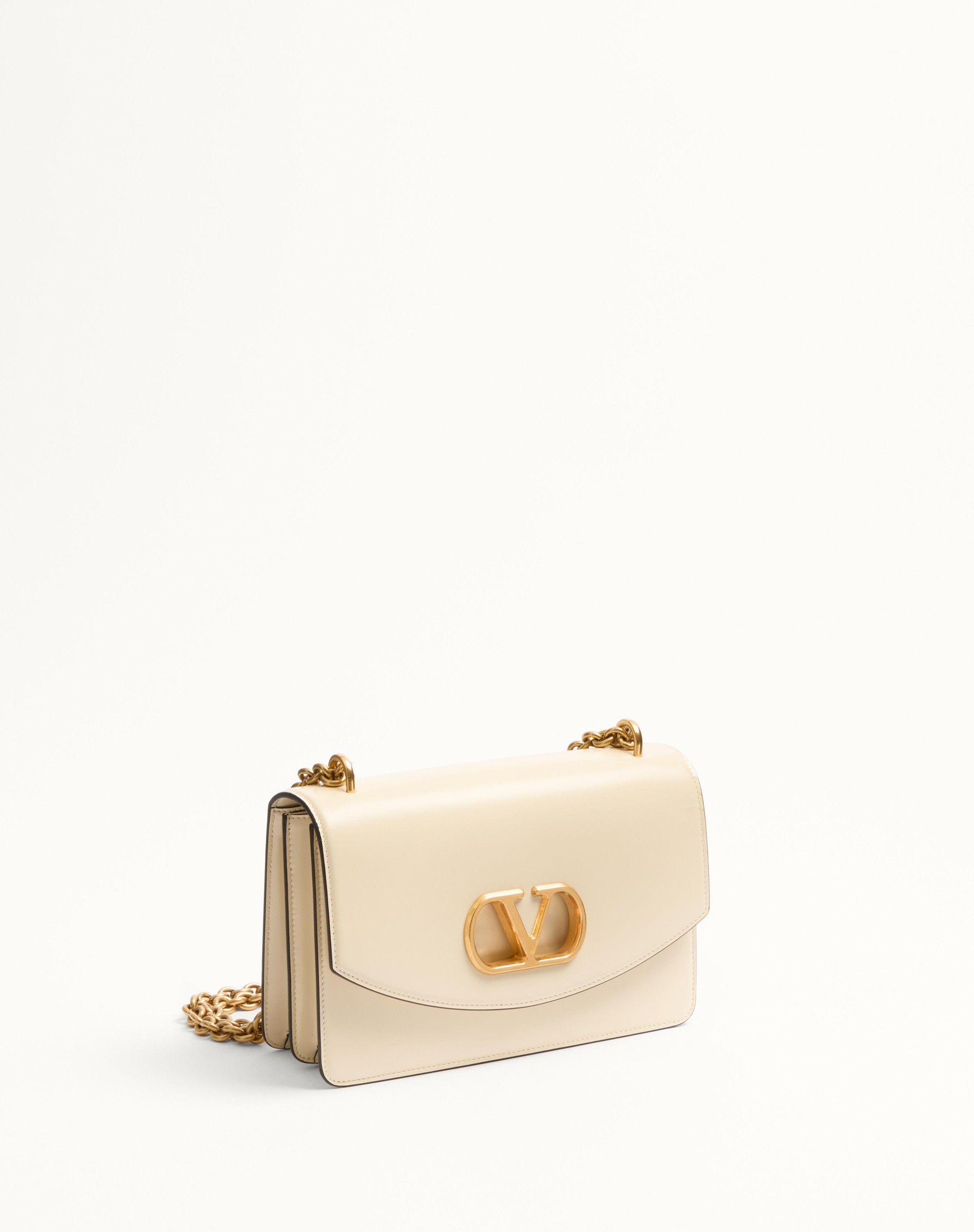 VALENTINO GARAVANI VAIN SHOULDER BAG IN SHINY CALFSKIN - 3