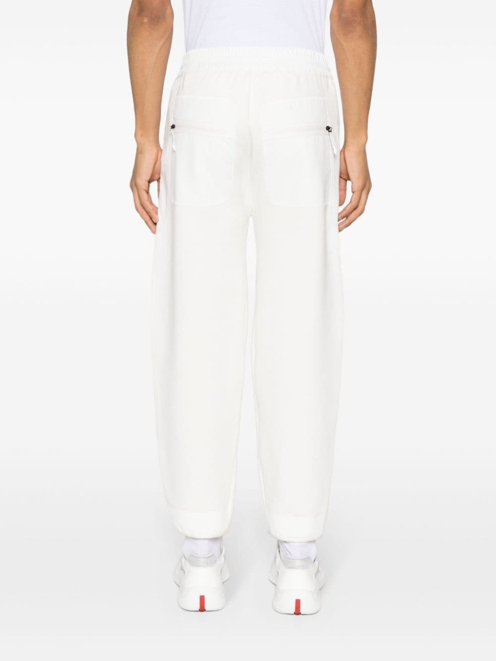 panelled mid-rise track trousers - 4