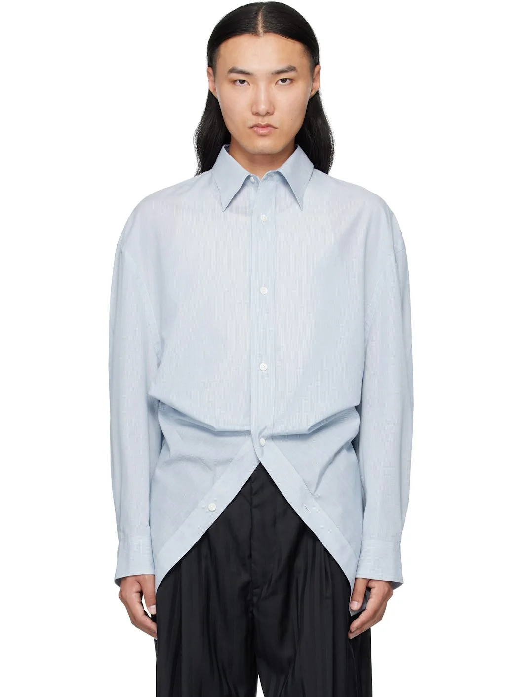 Blue Modified Shirt - 1