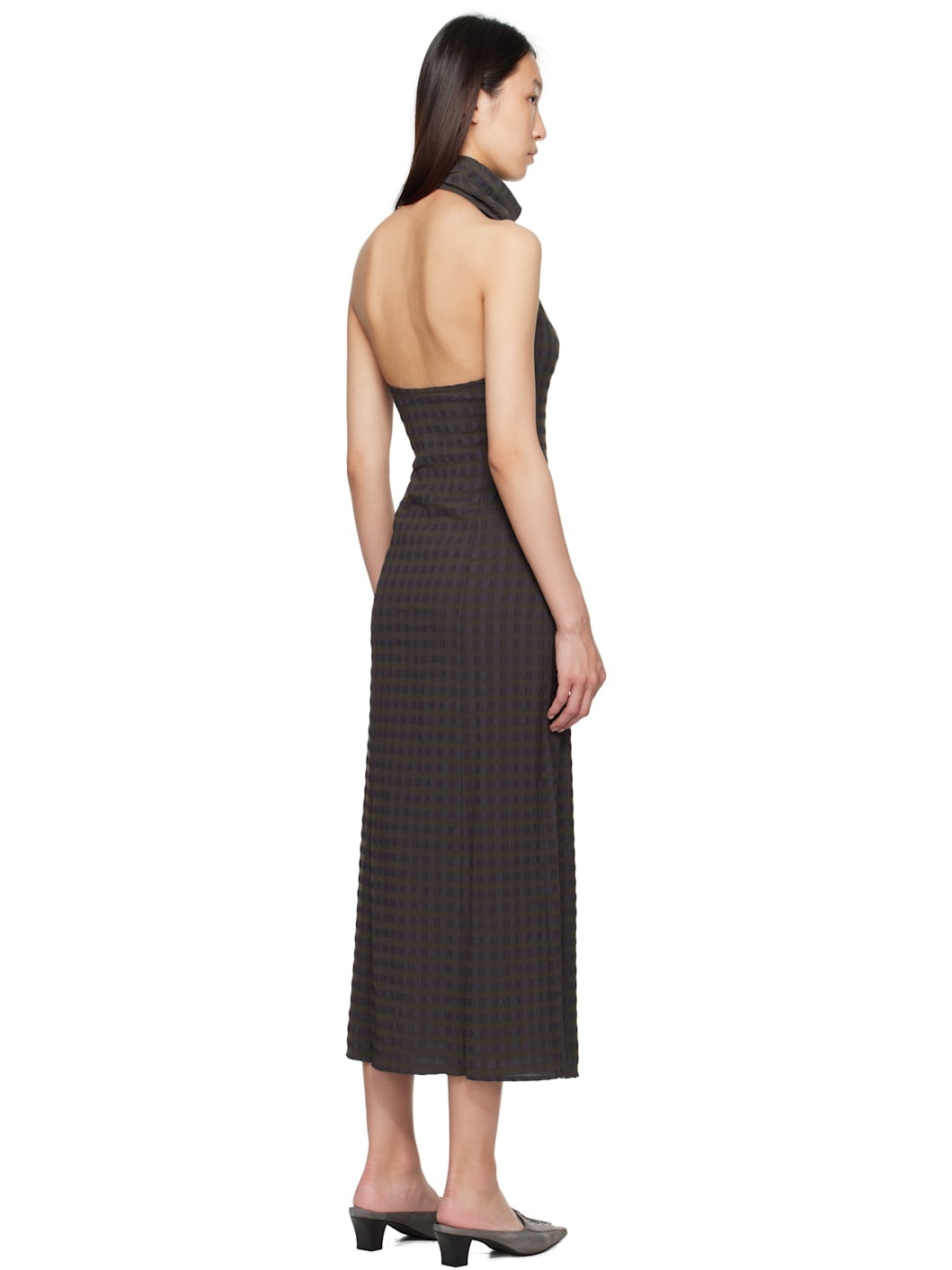 Brown & Blue Olin Maxi Dress - 3