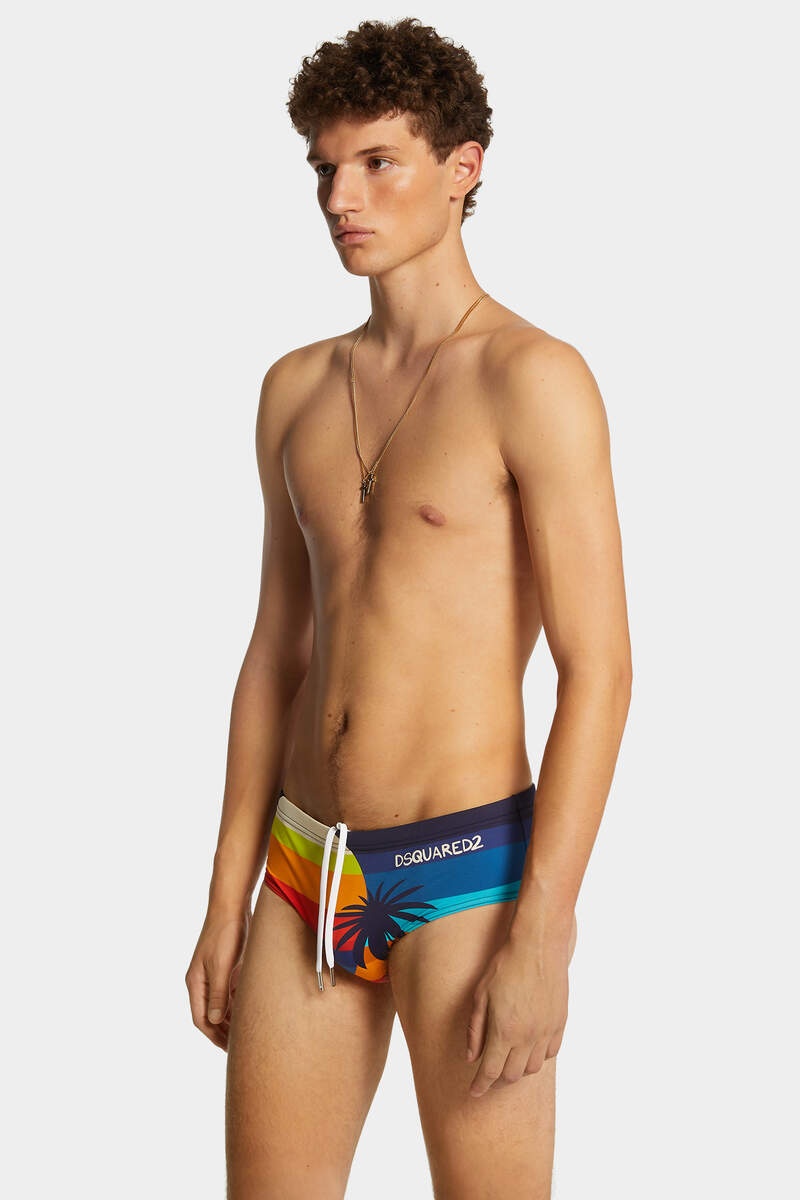 SUMMER LOVERS SUNSET SWIM BRIEF - 3
