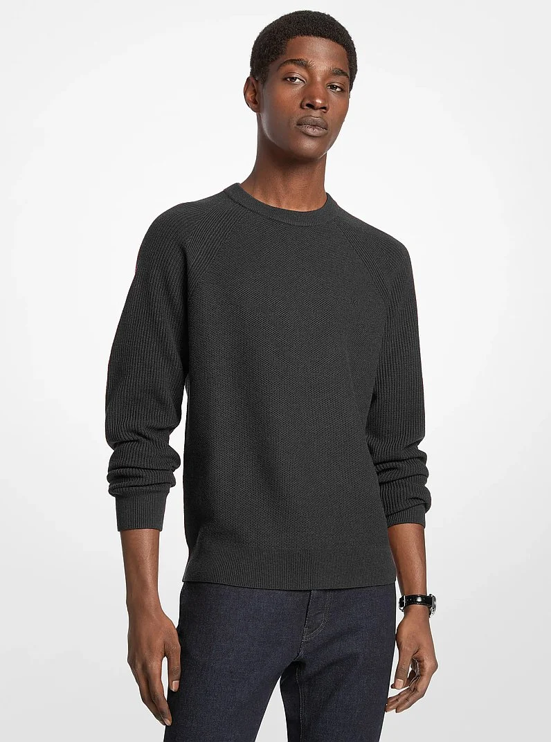 Wool Blend Crewneck Sweater - 1