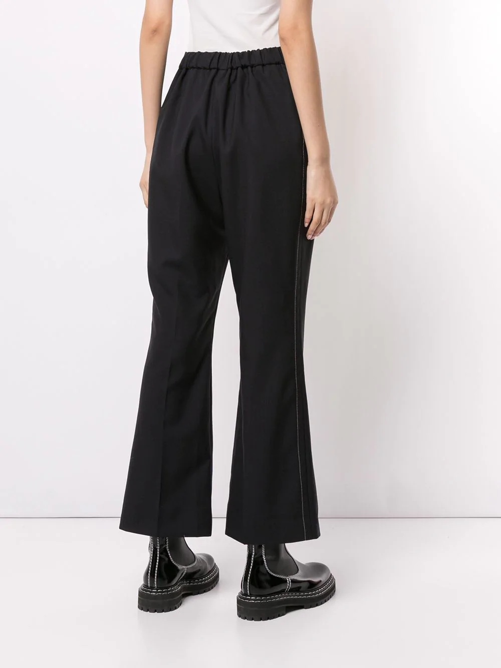 kick flare trousers - 4