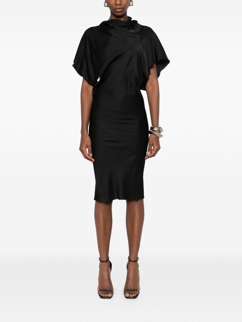 Rick Owens draped dress outlook