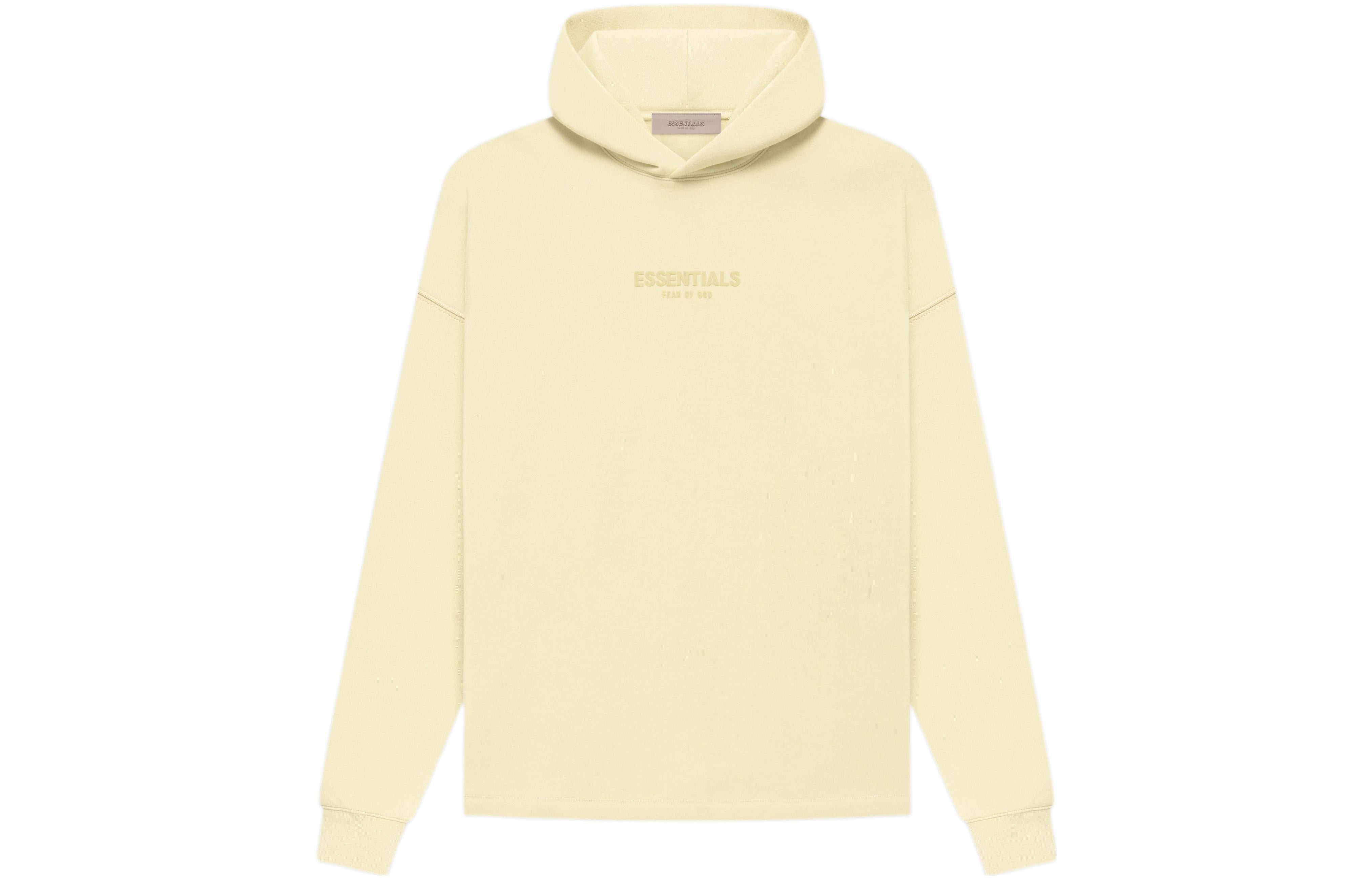 Fear of God Essentials FW22 Relaxed Hoodie 'Canary Yellow' FOG-FW22-645 - 2