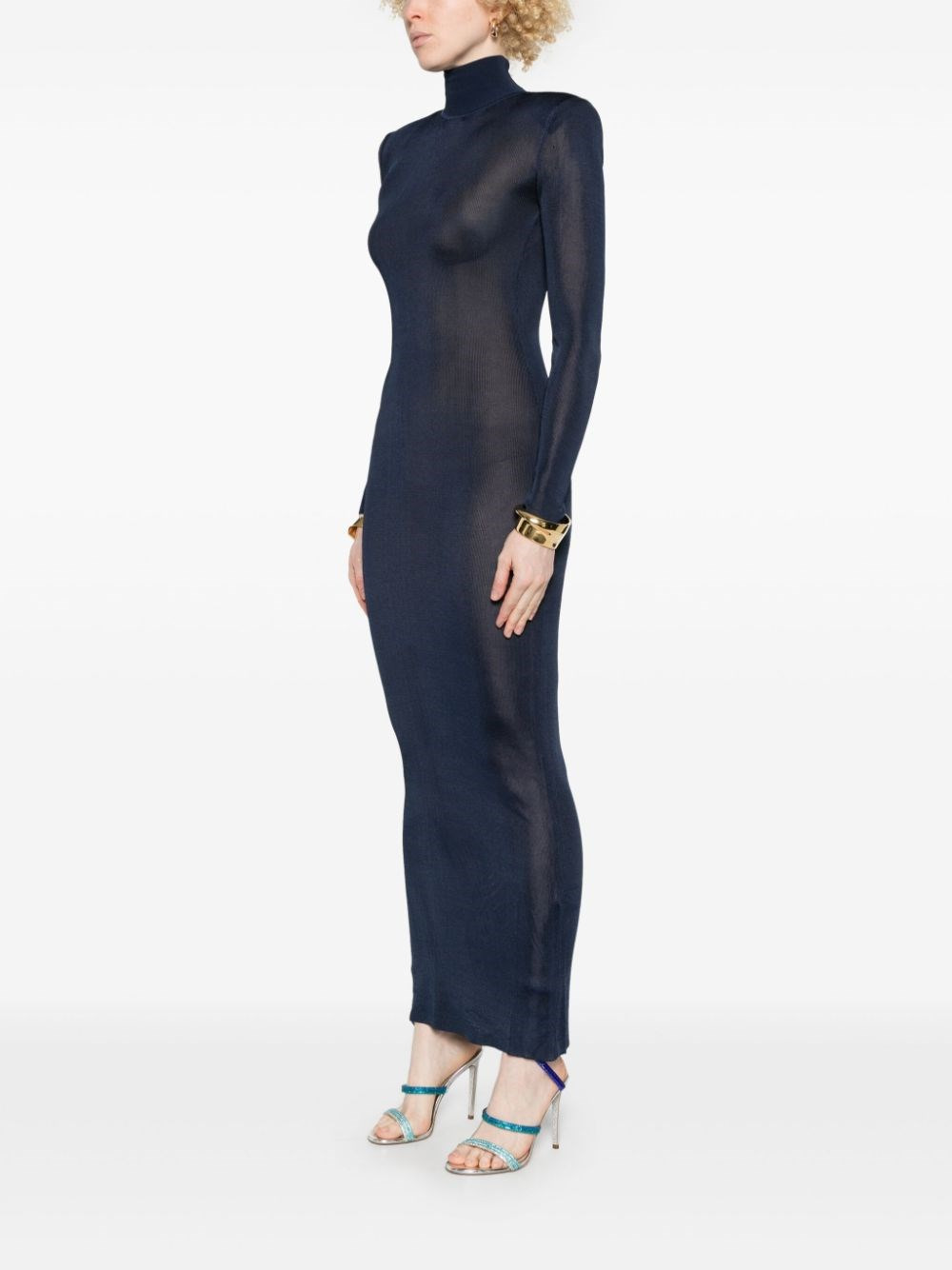 Knitted maxi dress - 3