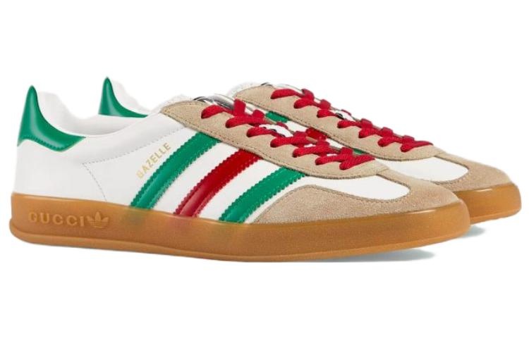 adidas x Gucci Gazelle 'White Green Red' 726487-AAA43-9547 - 2