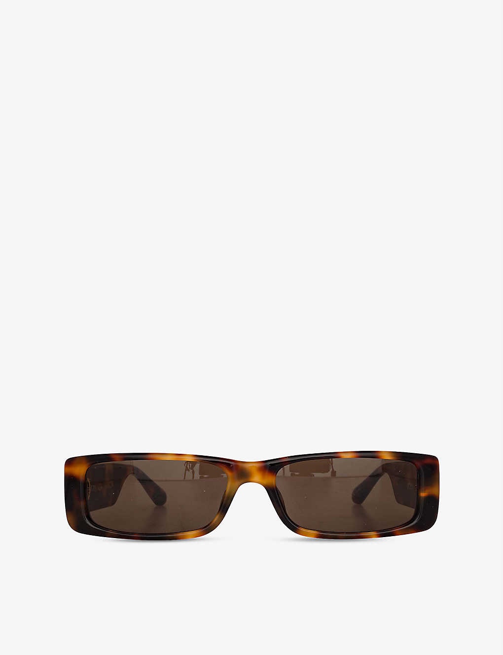 Dania rectangular-frame acetate sunglasses - 1