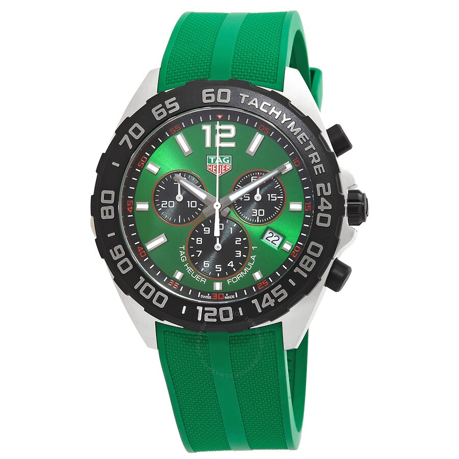 TAG Heuer Tag Heuer Formula Chronograph Quartz Green Dial Men's