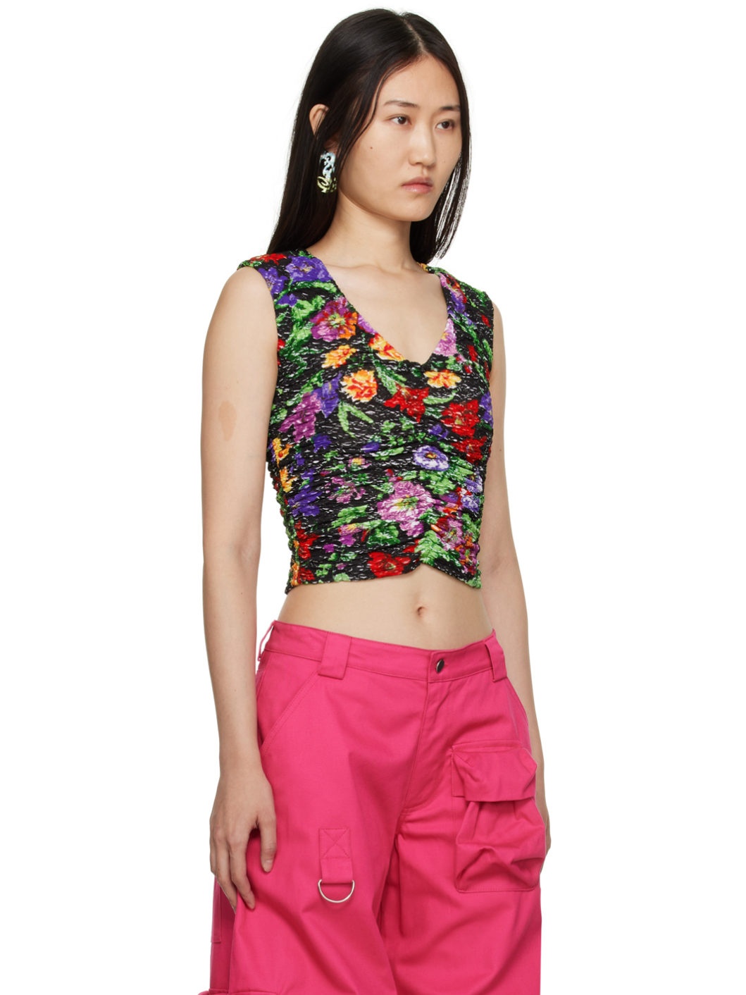 Black Maisie Tank Top - 2
