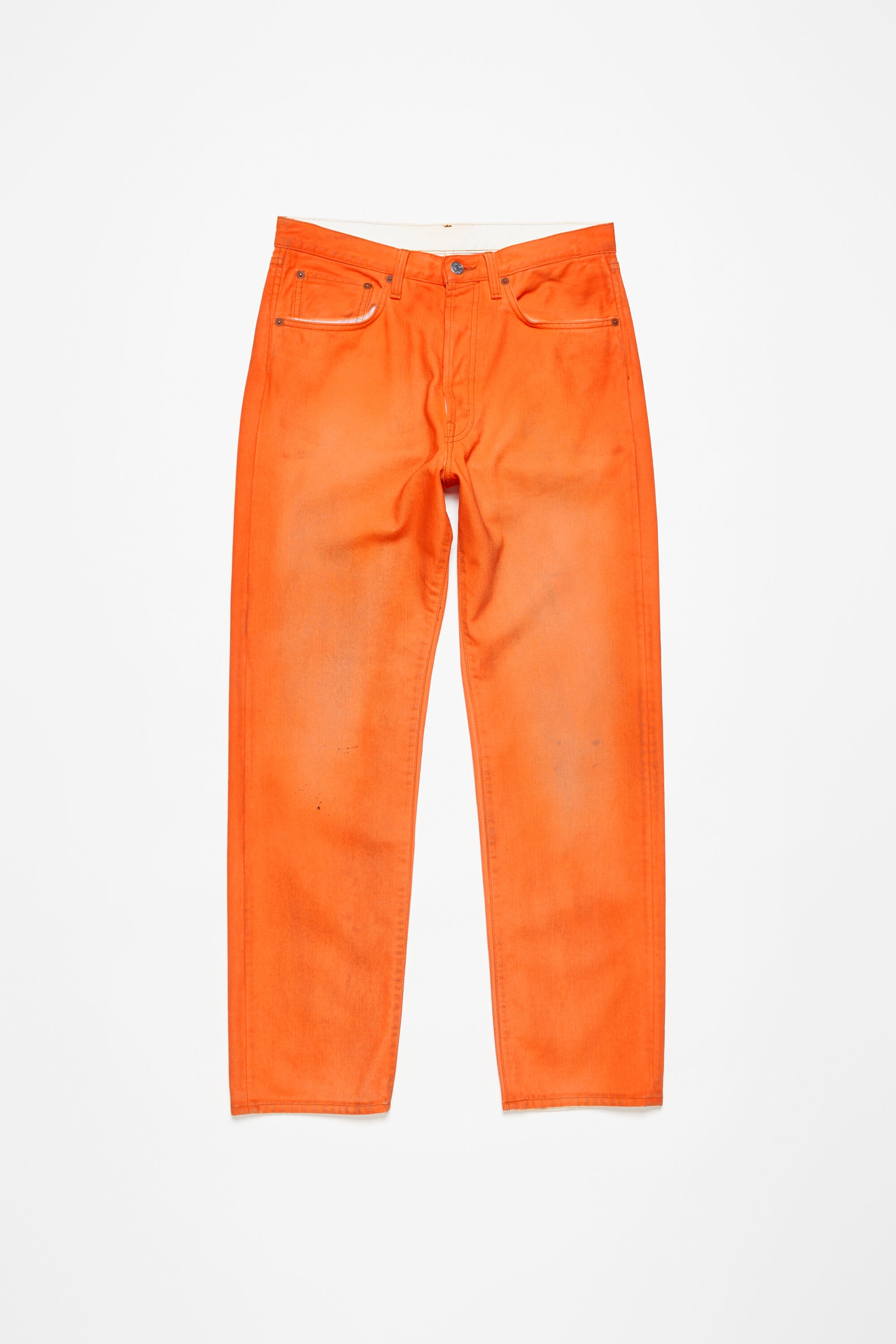 Relaxed fit jeans - 2003 - Neon orange - 7