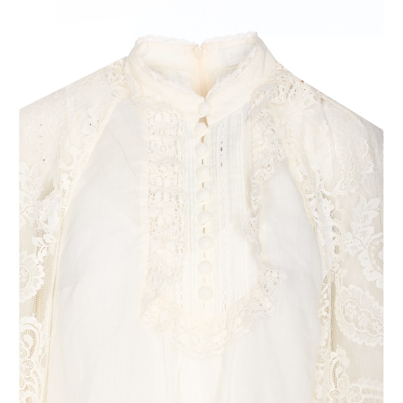 Zimmermann Women Ascension Lace Shirt - 4