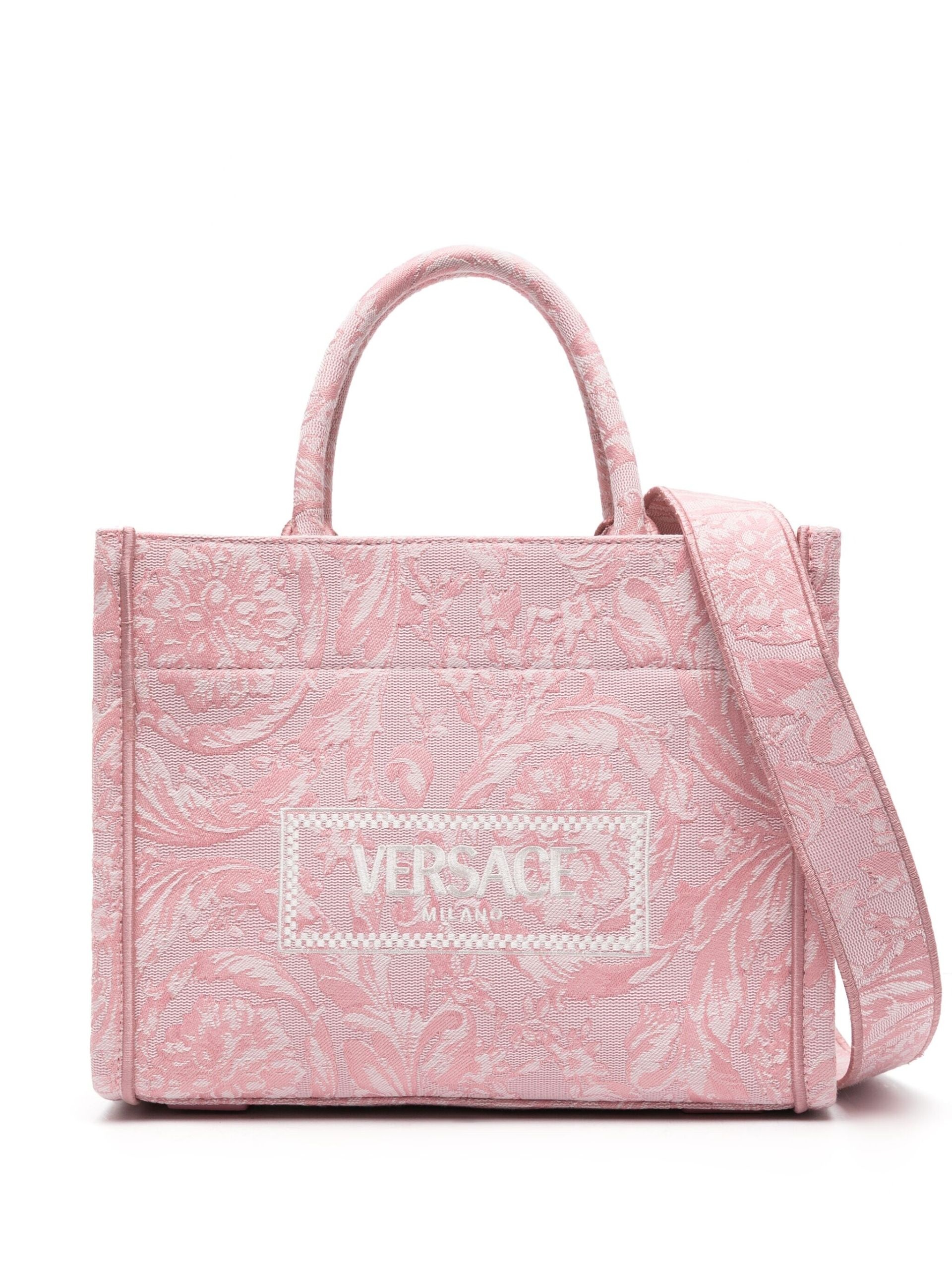 Pink Barocco Athena Small Tote Bag - 1