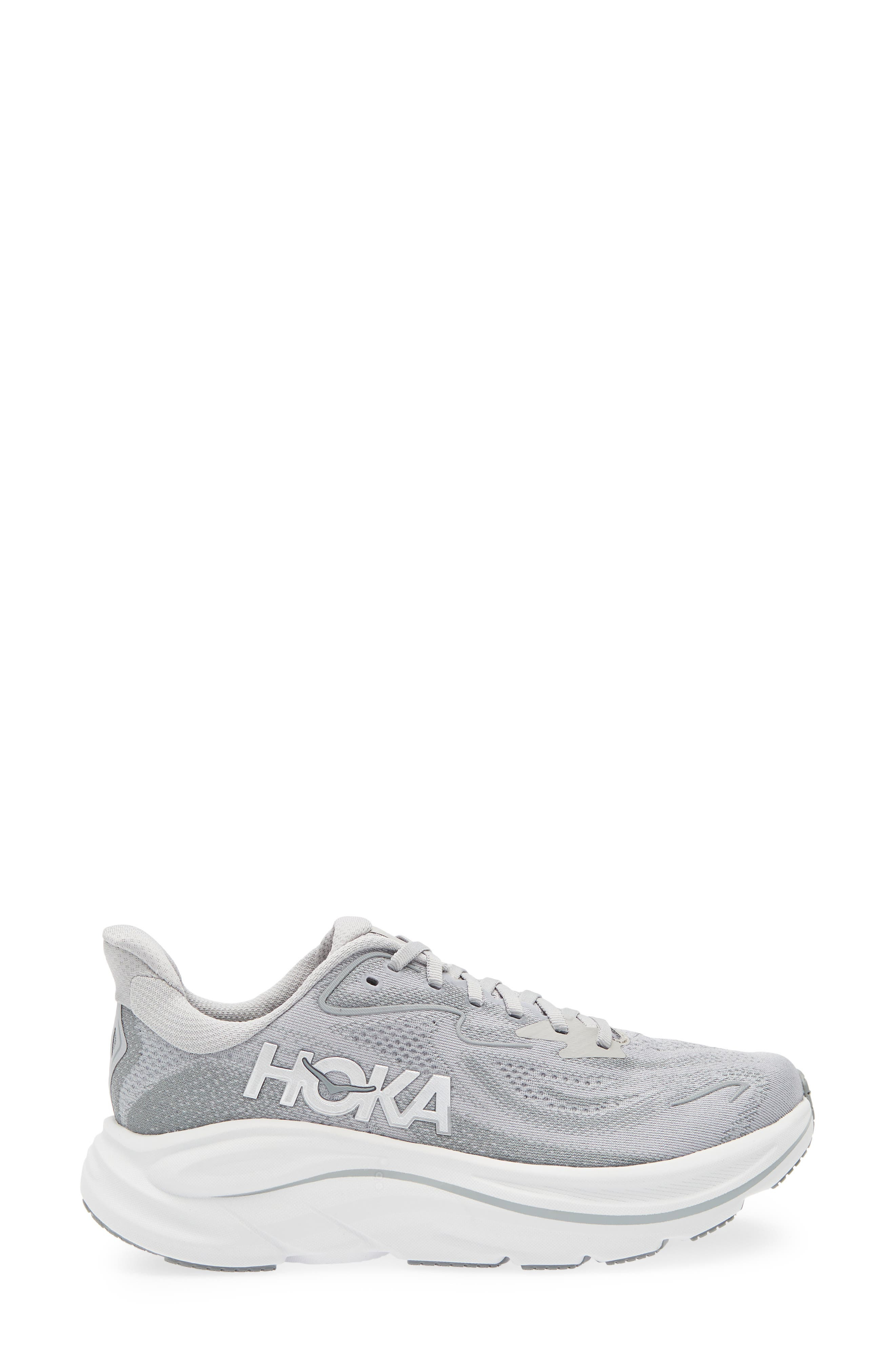 HOKA Clifton 10 Running Shoe in Stellar Grey /Galactic Grey at Nordstrom - 3