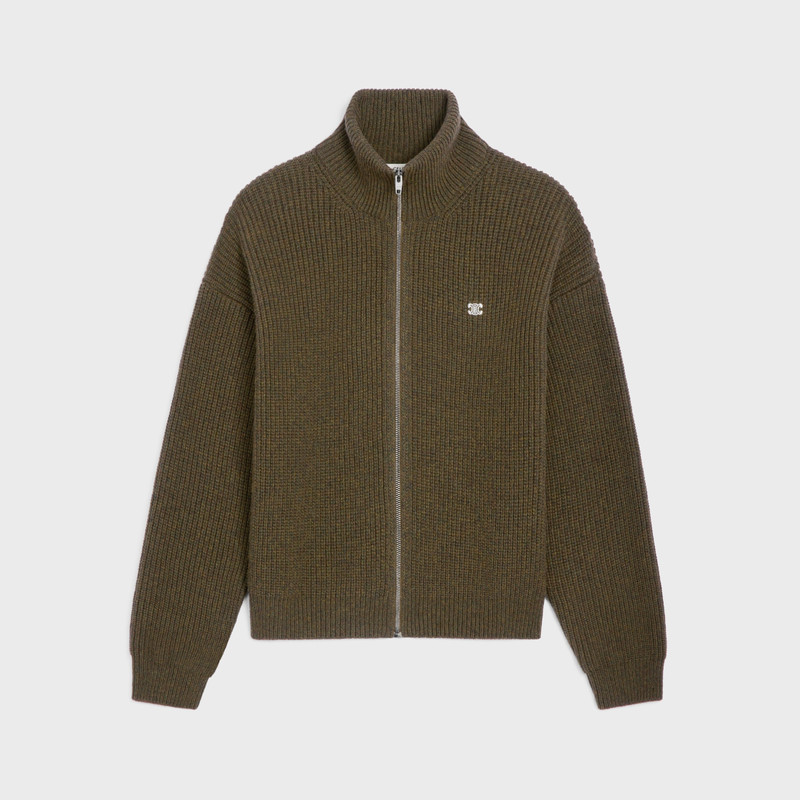 triomphe trucker sweater IN ribbed wool 1