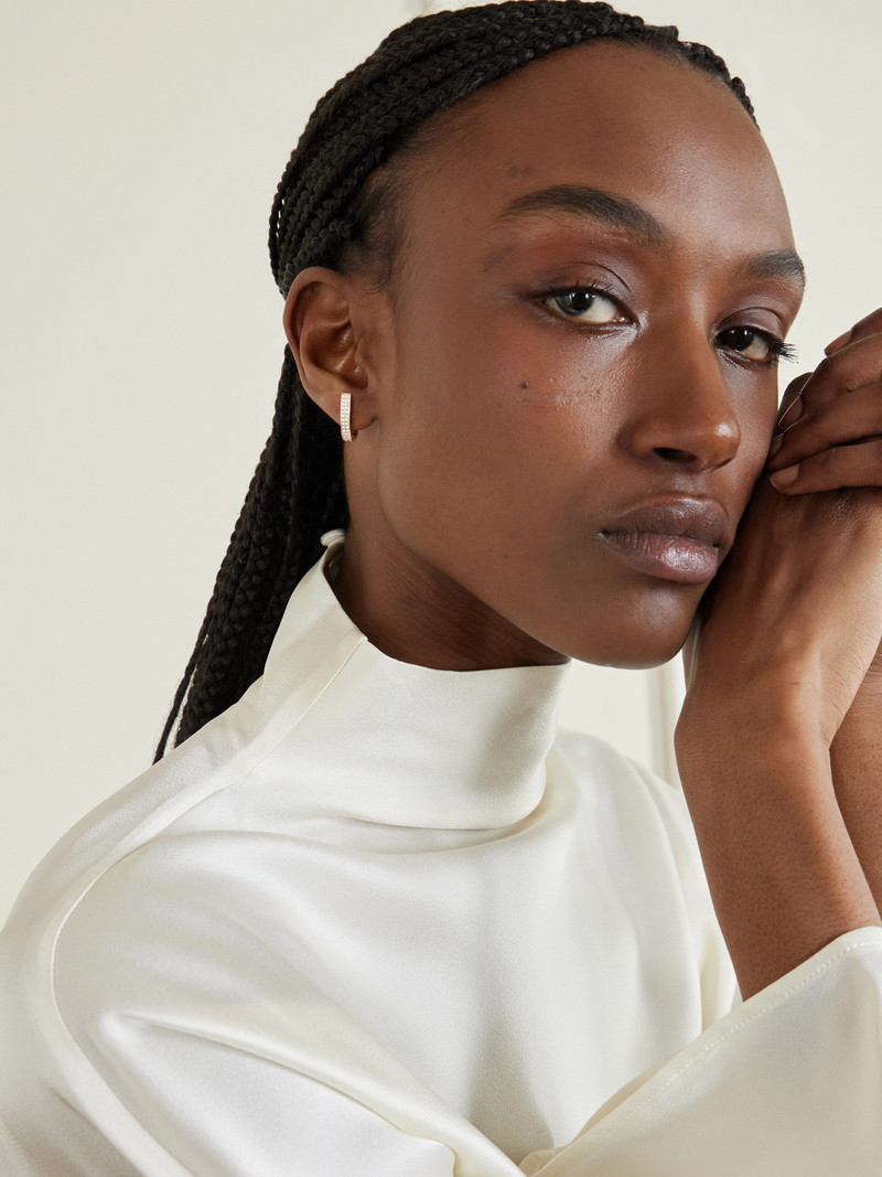 REPOSSI Berbere 18-karat Rose-gold Diamond Single Earring outlook