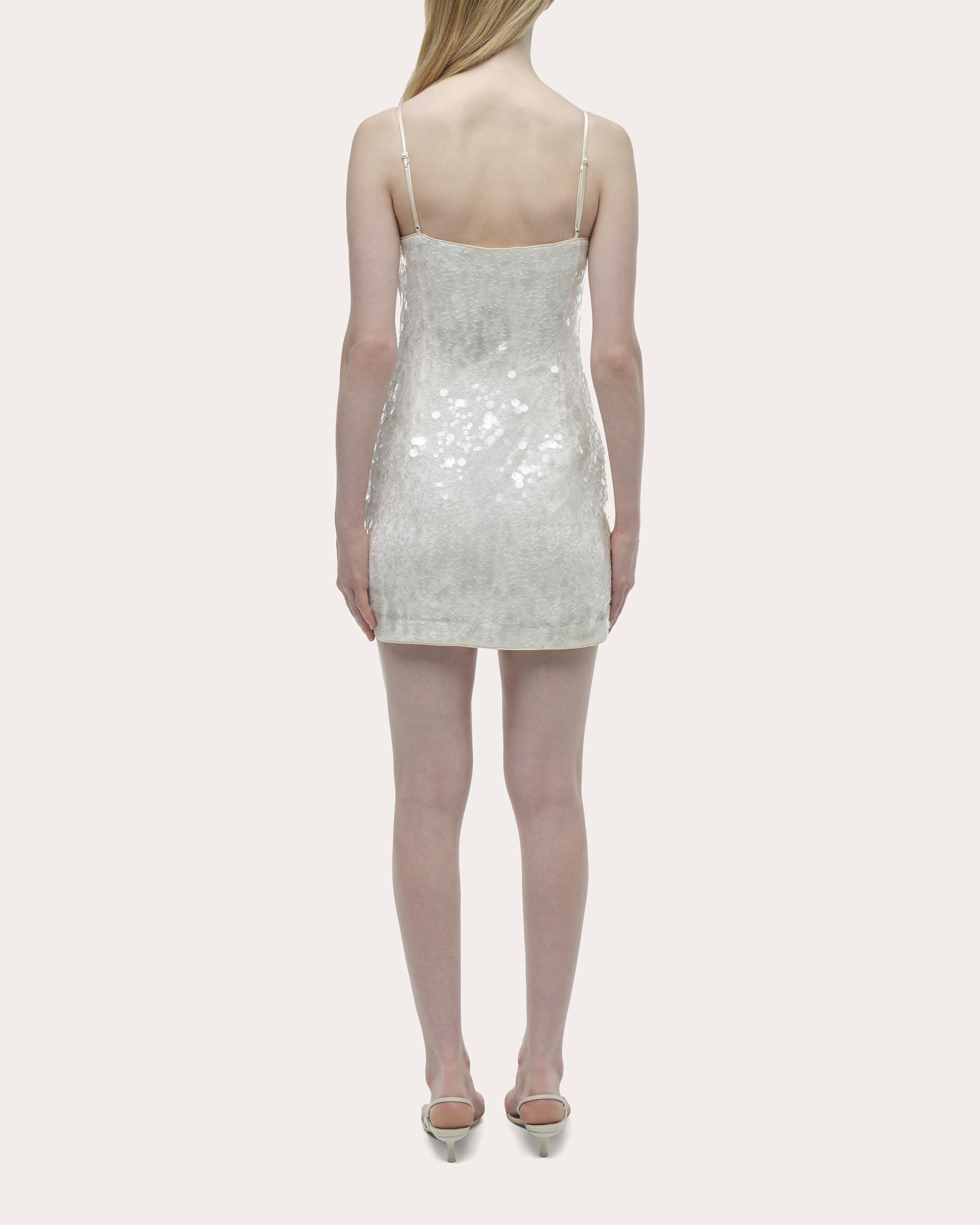 Lollie Sequin Sleeveless Mini Dress - 2