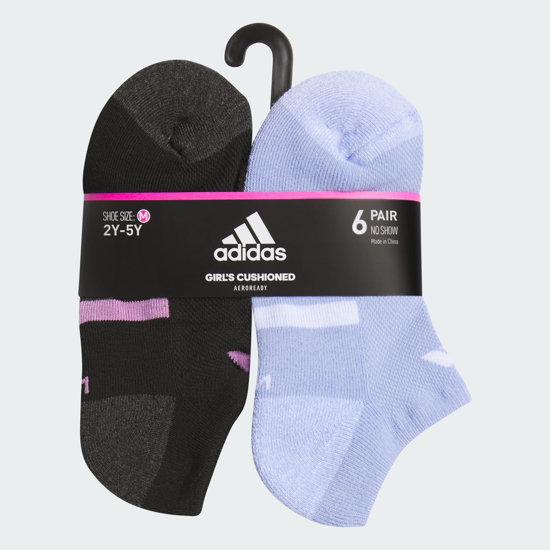 Athletic Cushioned 6-Pack No-Show Socks Kids - 3