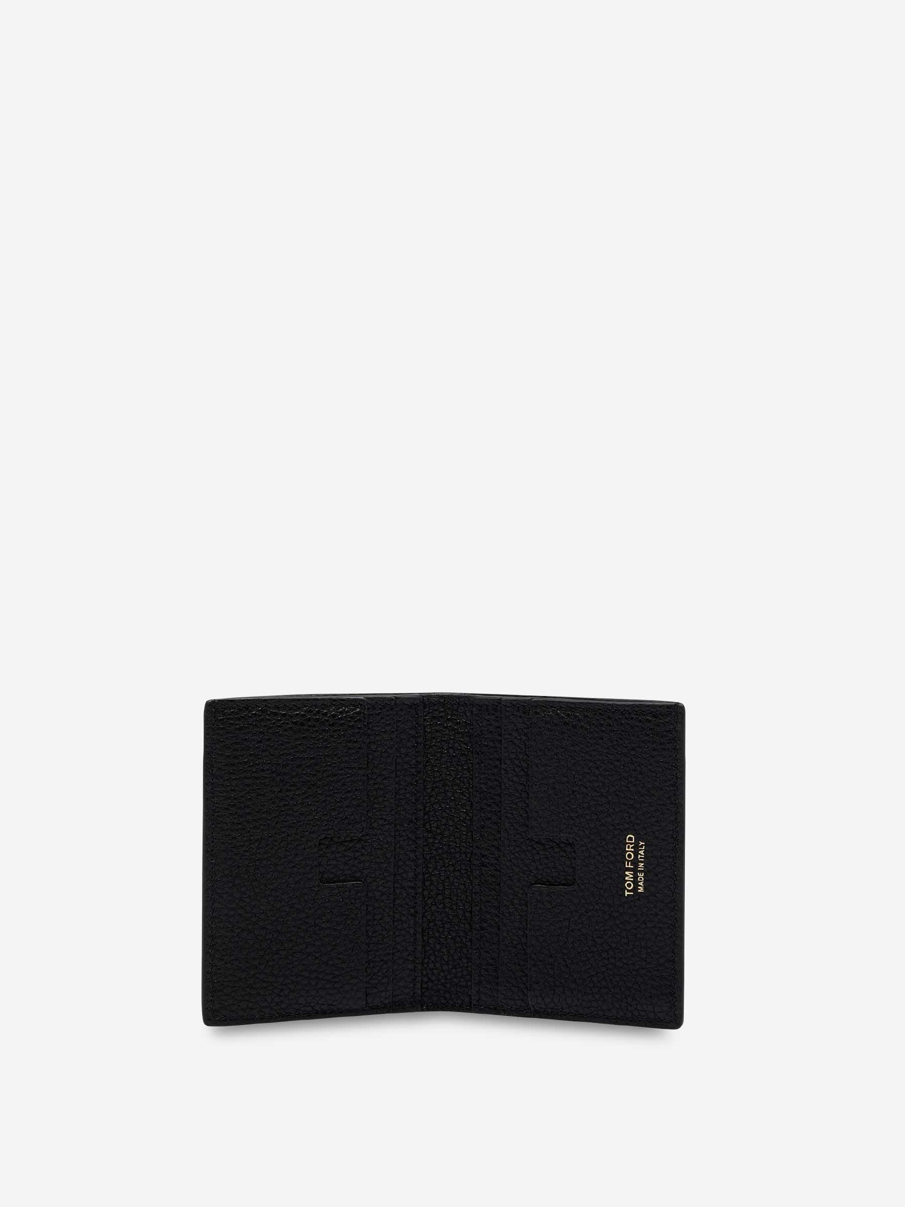 FOLDING LEATHER CARD HOLDER - 2