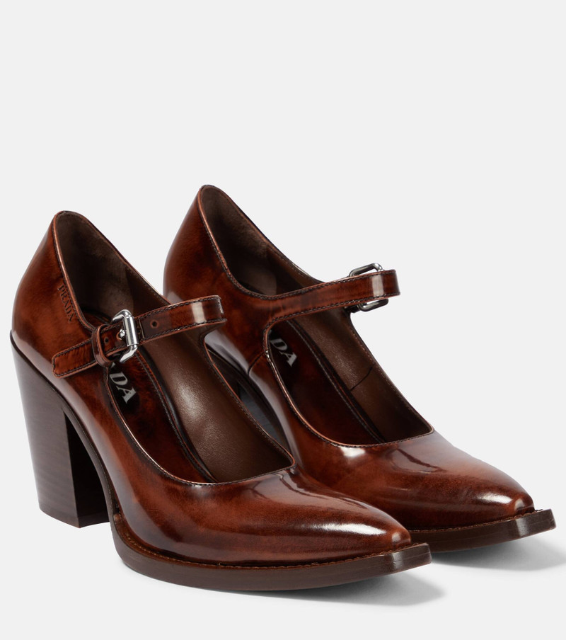 Leather Mary Jane pumps 1