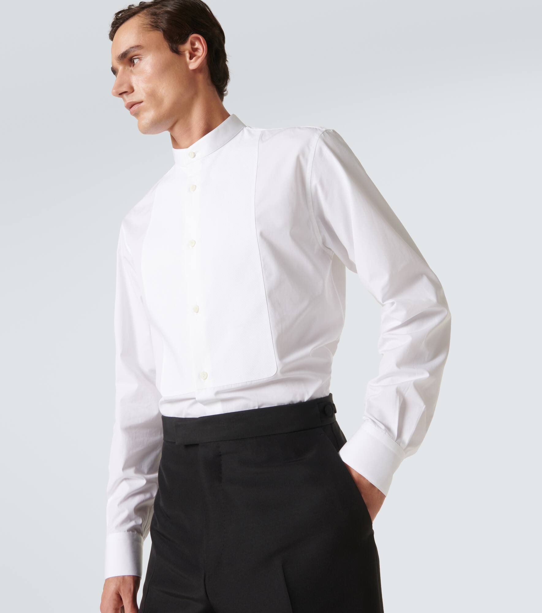Cotton tuxedo shirt - 6