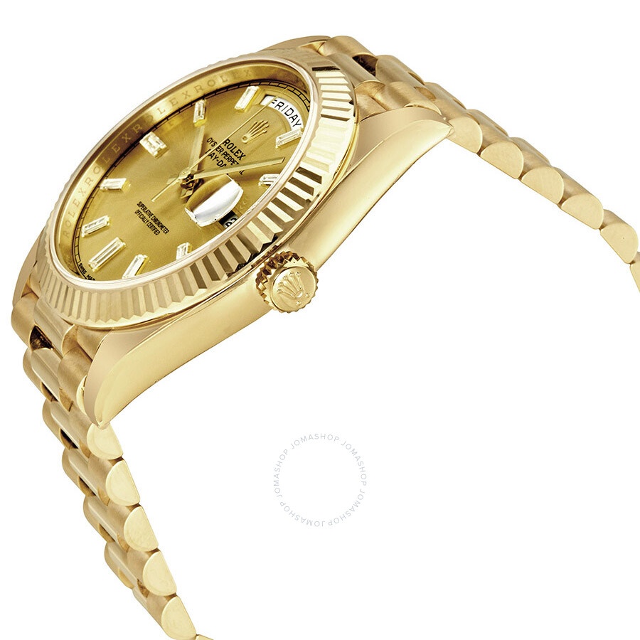 Rolex Day-Date 40 Champagne Dial 18K Yellow Gold President Automatic Men's Watch 228238CDP - 2