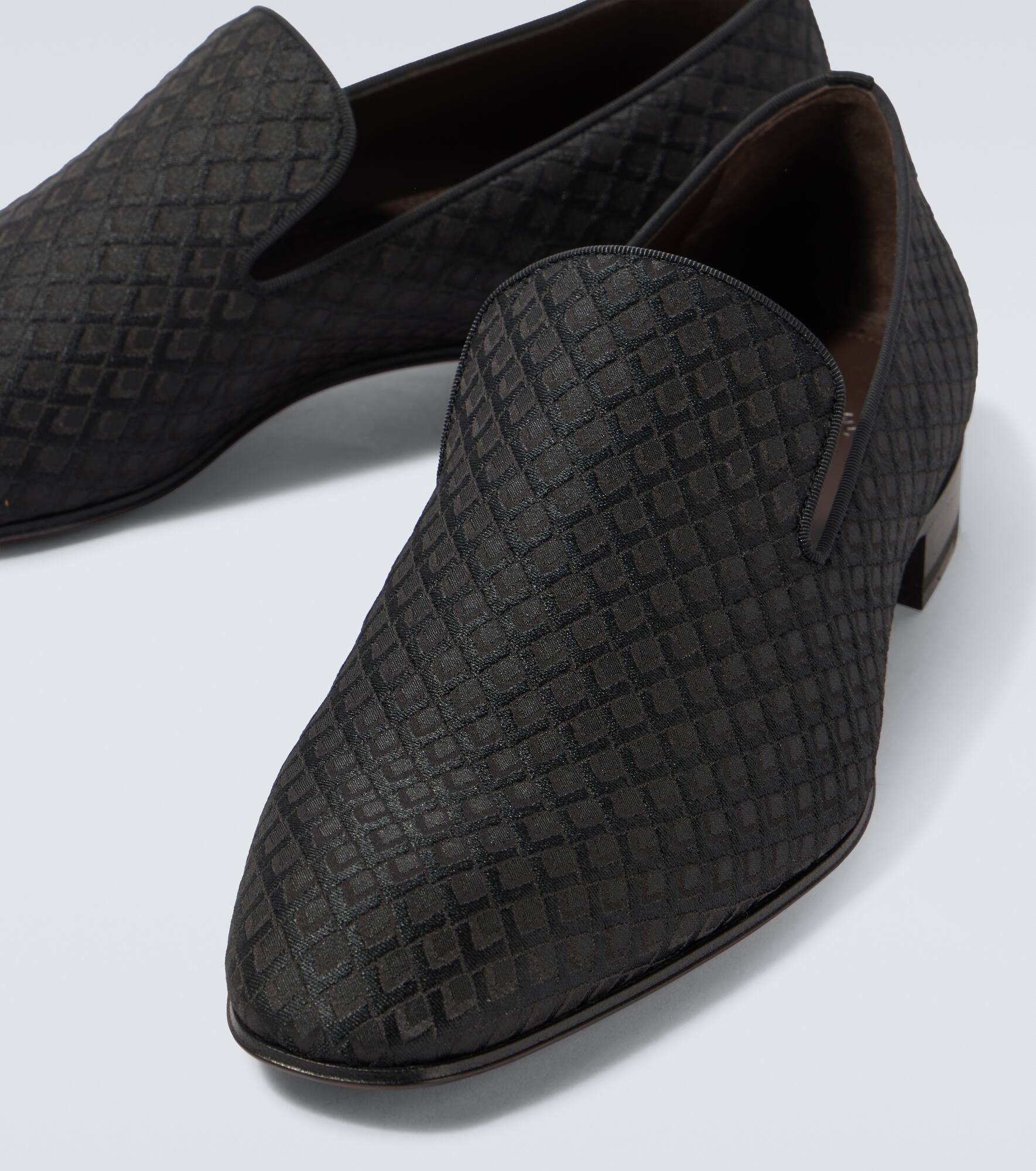 Dandelion jacquard loafers - 3
