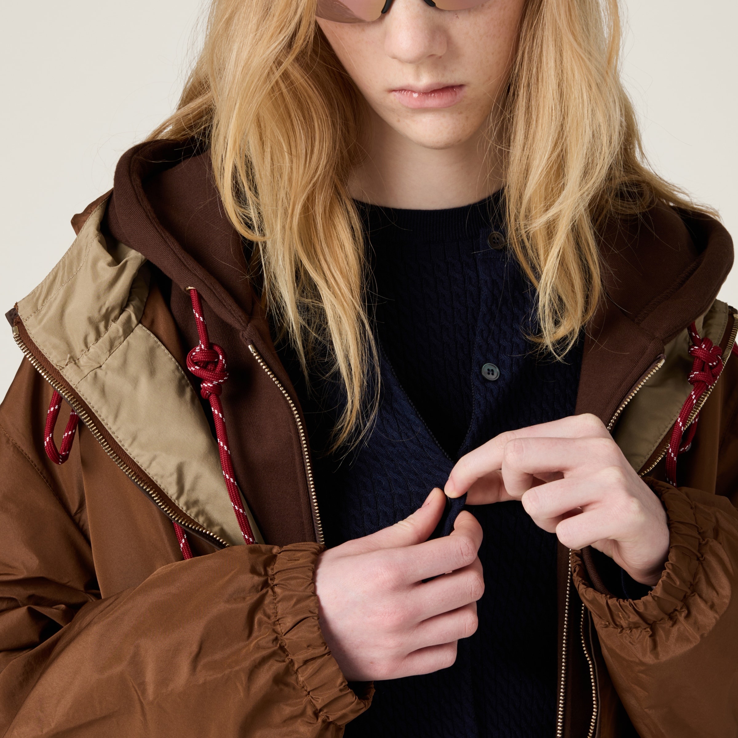 Cable-knit cashmere and silk cardigan - 4