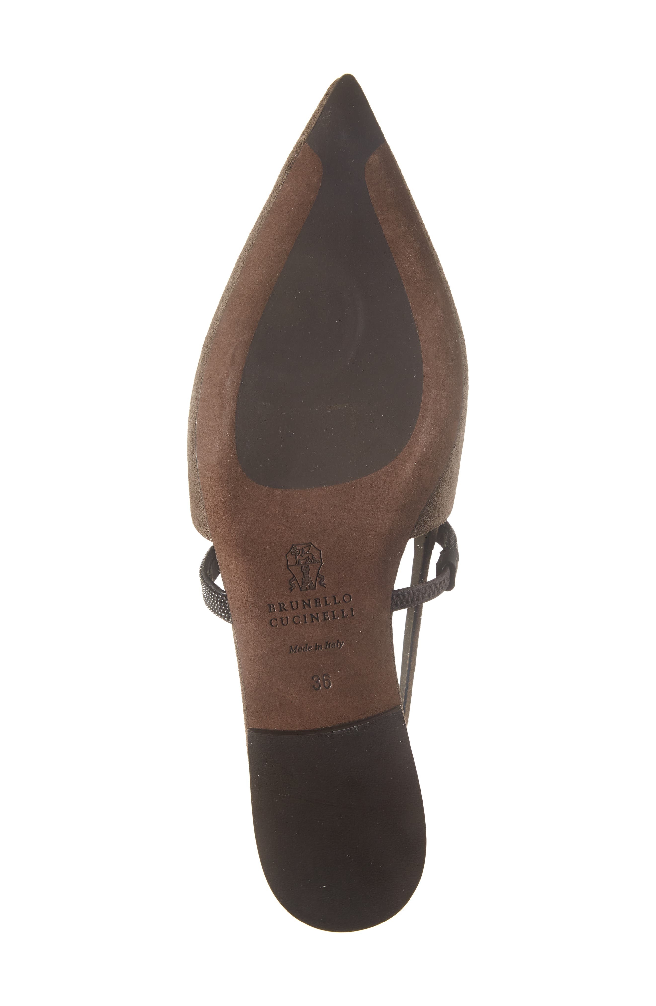 Pointed Toe Slingback Sandal - 6