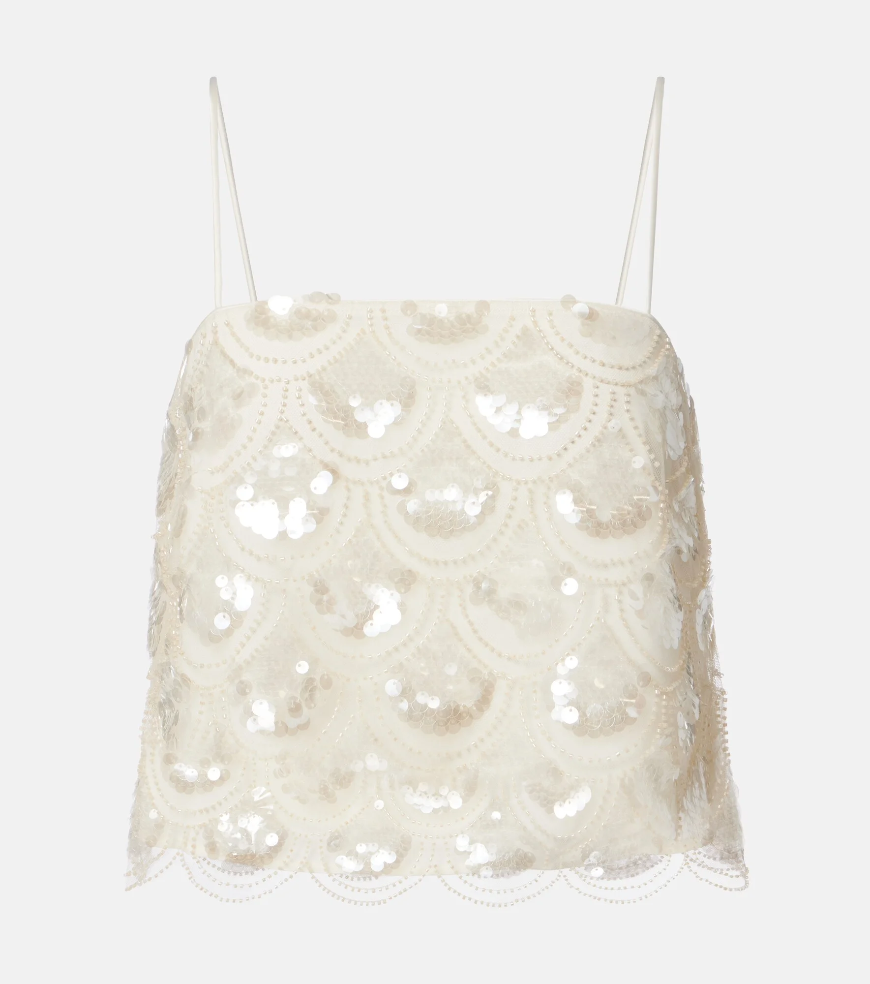 Embellished crop top - 1