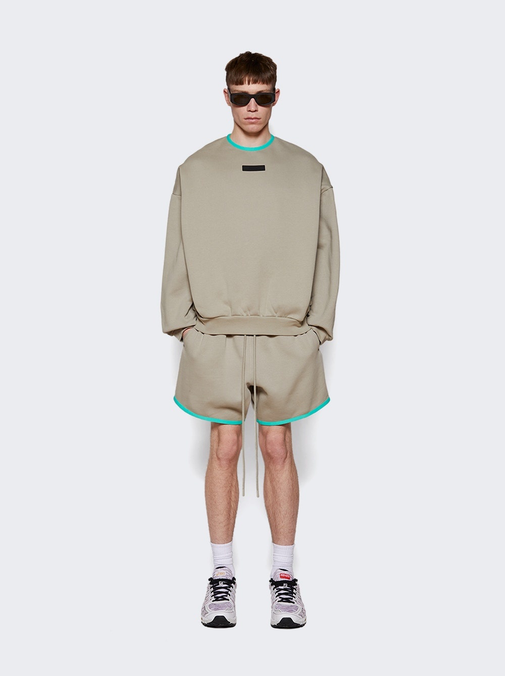 ESSENTIALS Crewneck Sweater Seal | thewebster | REVERSIBLE