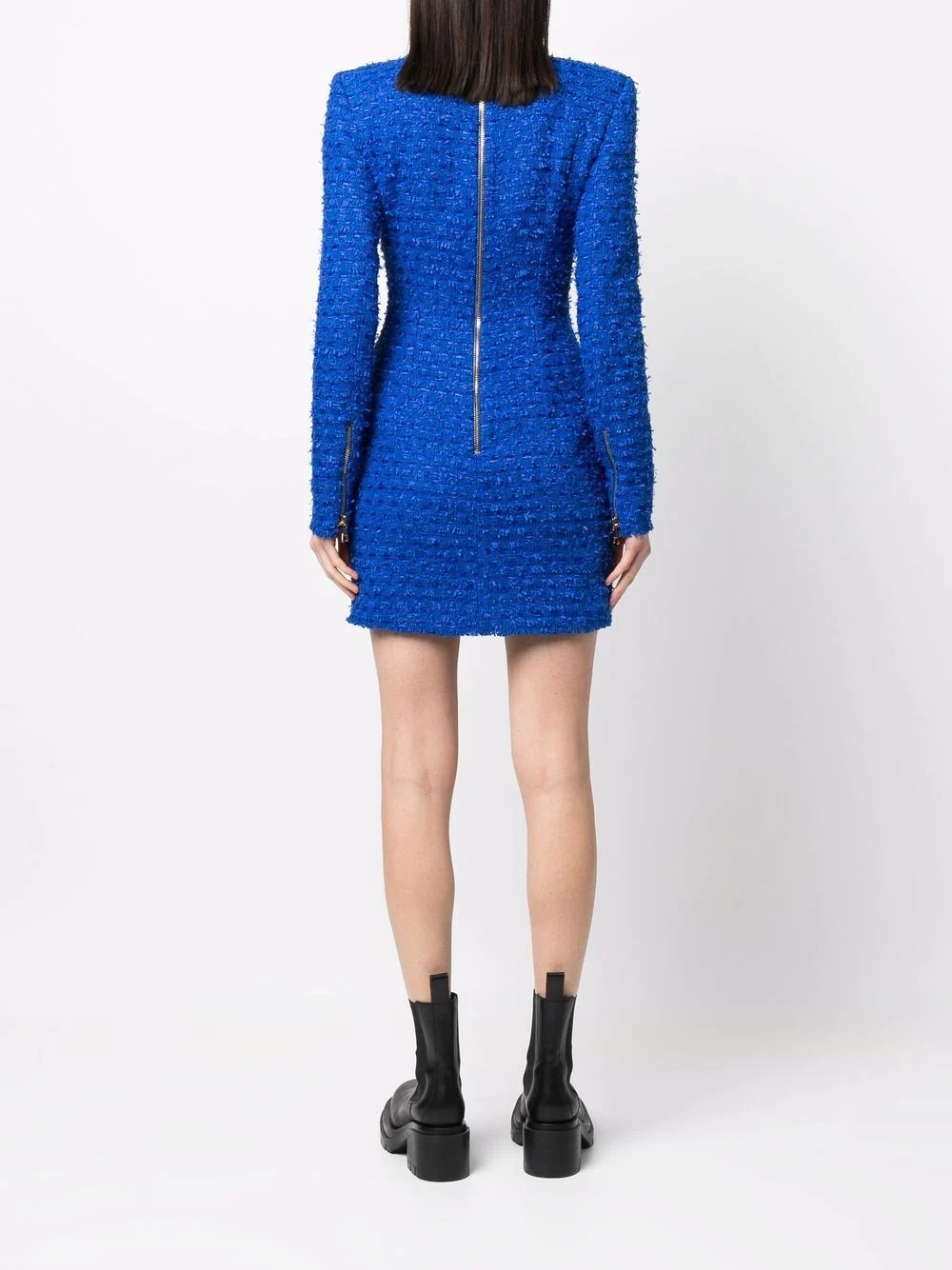 tweed mini dress - 4