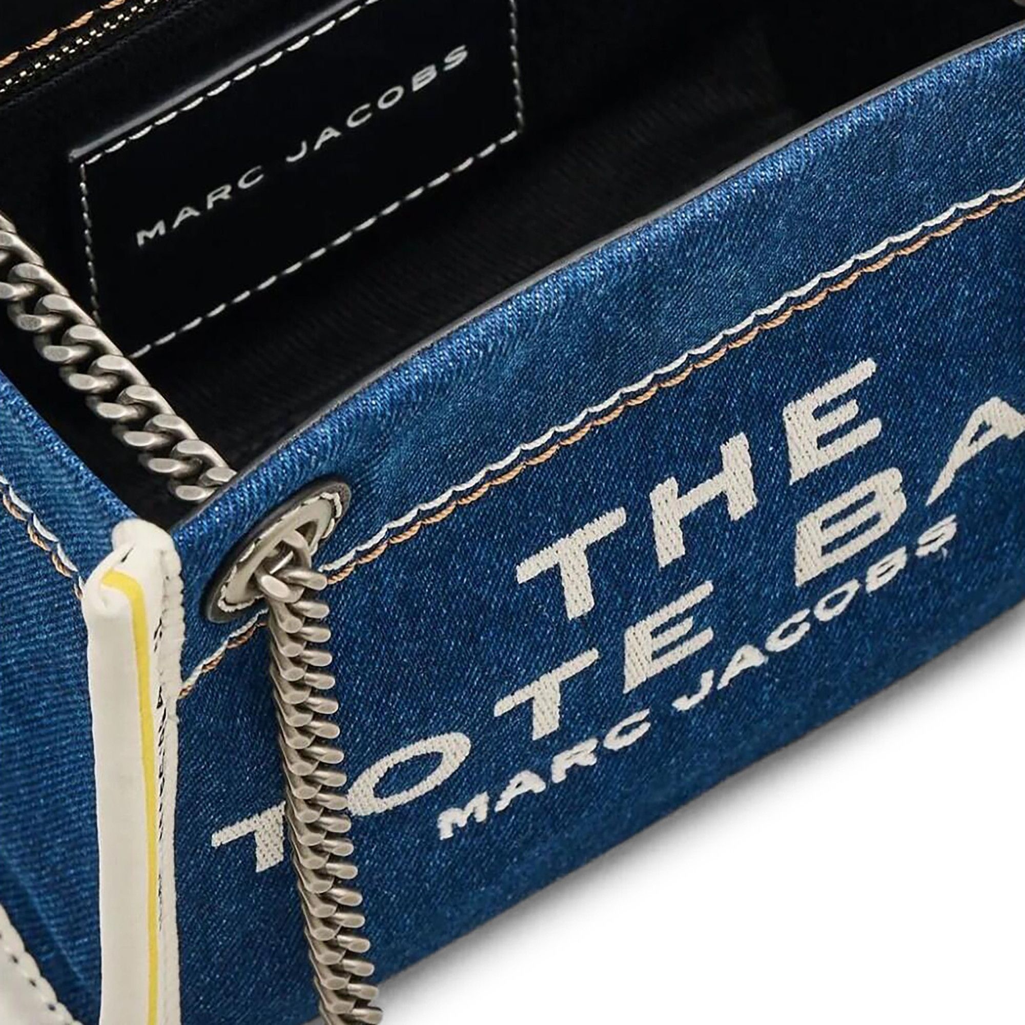 Marc Jacobs The Denim Chain Tote Bag 'Dark Wash' - 3