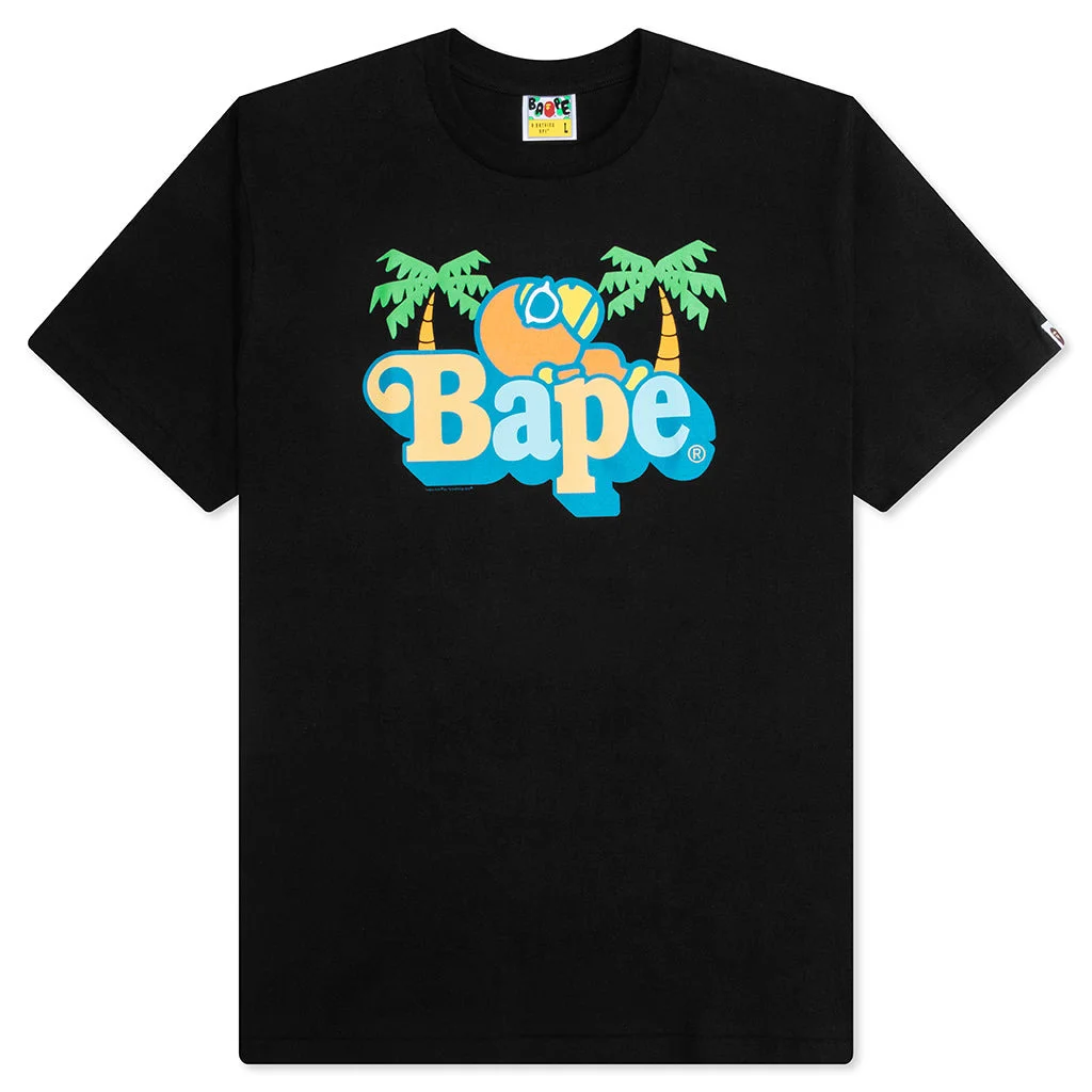 COLORS MILO ON BAPE SUMMER TEE - BLACK - 1