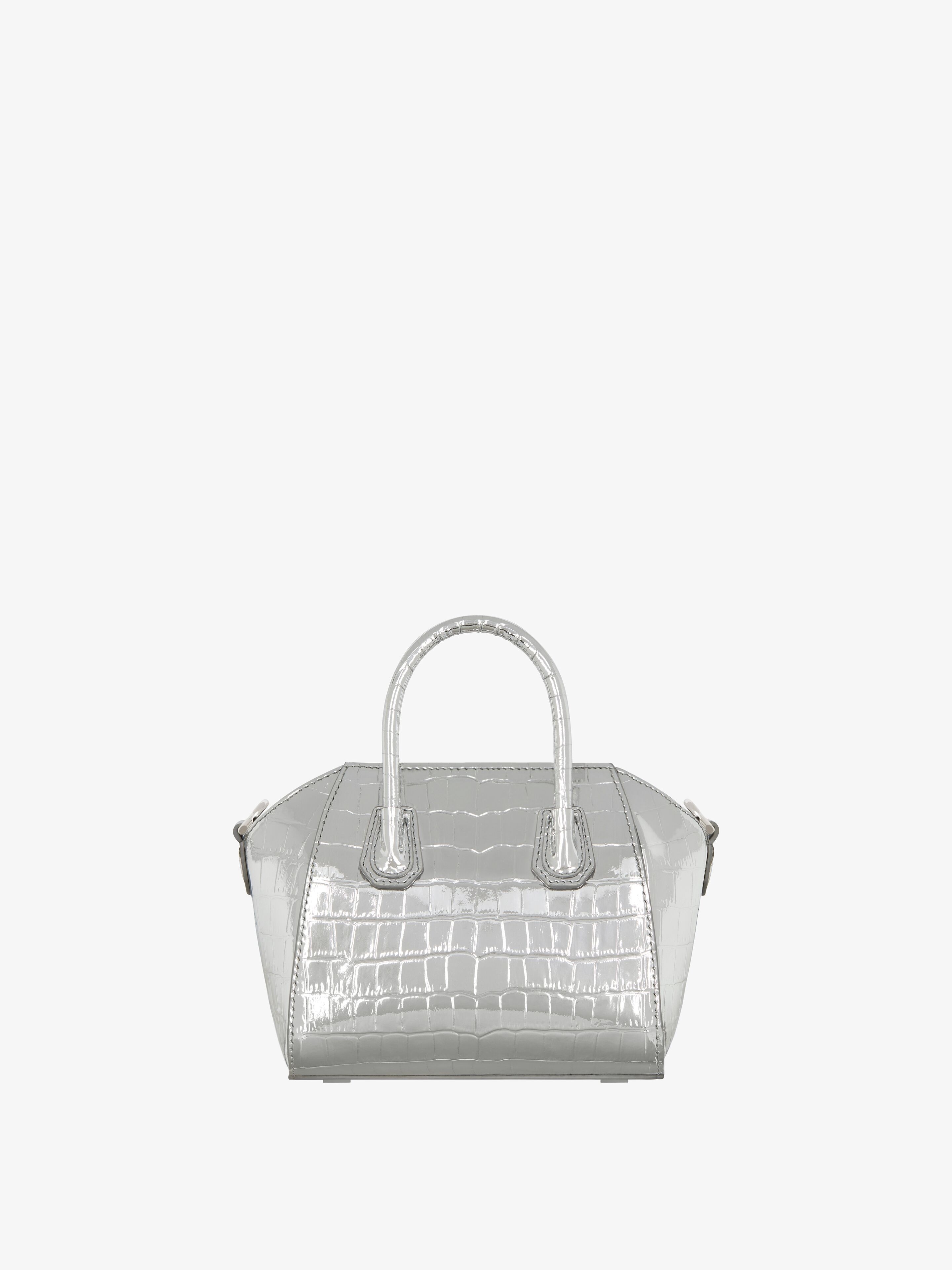 ANTIGONA TOY BAG IN CROCODILE EFFECT LEATHER - 5