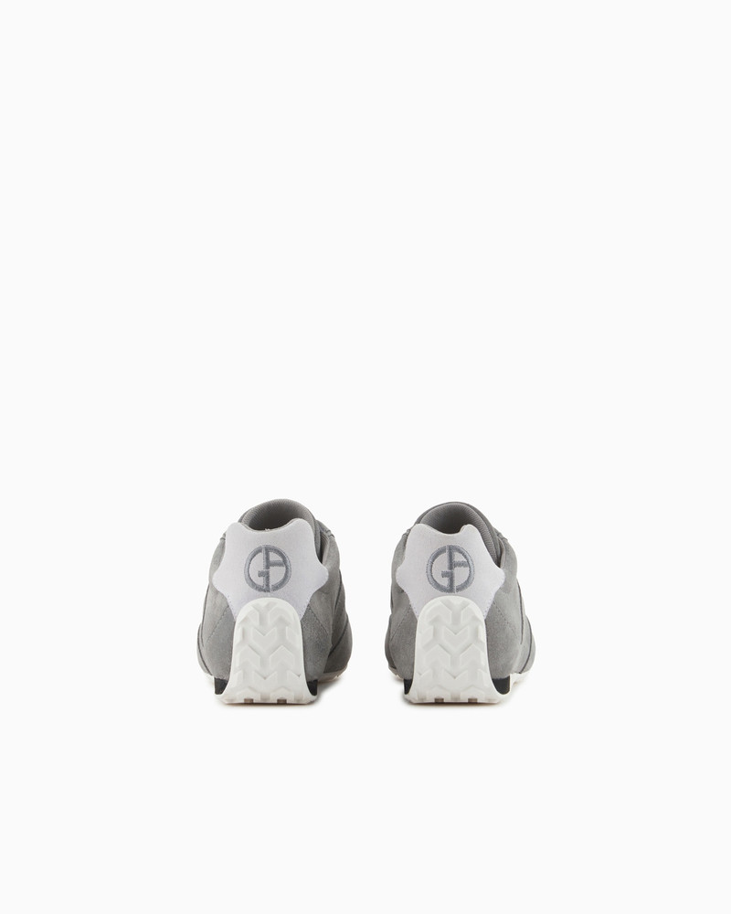 GIORGIO ARMANI Suede sneakers outlook