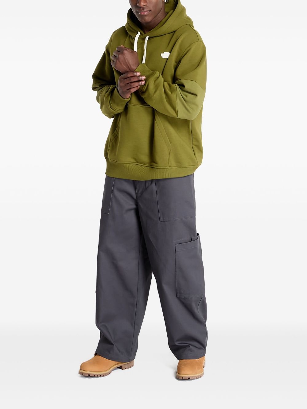 cotton-blend hoodie - 2