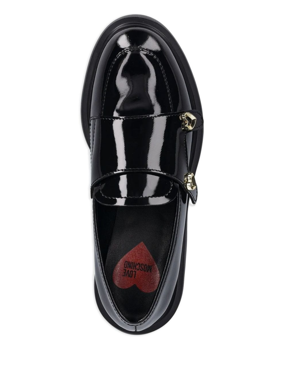 heart-detail loafers - 2
