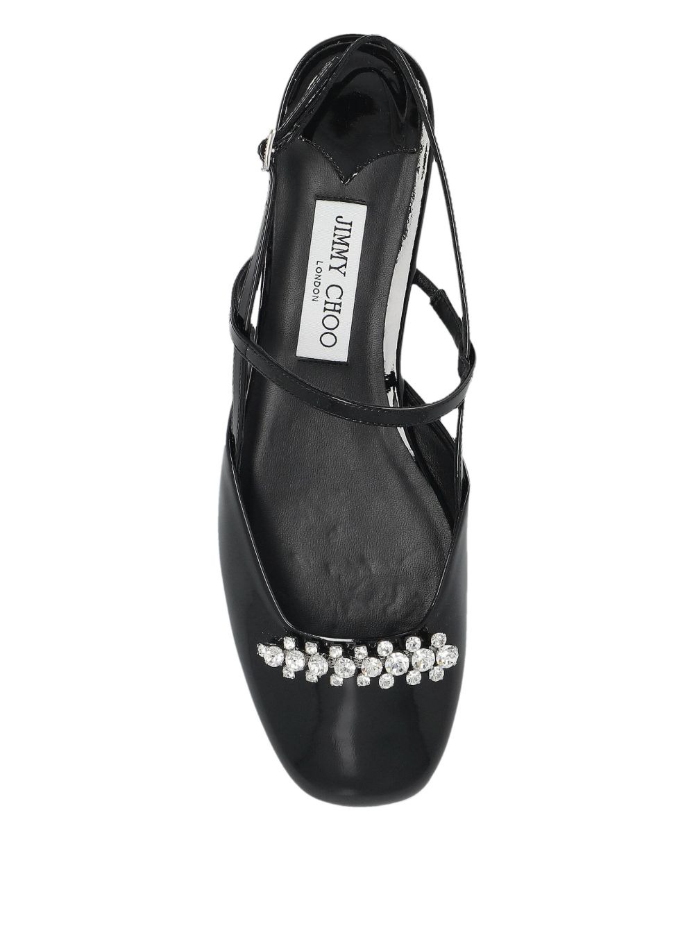 crystal-embellished slingback pumps - 3