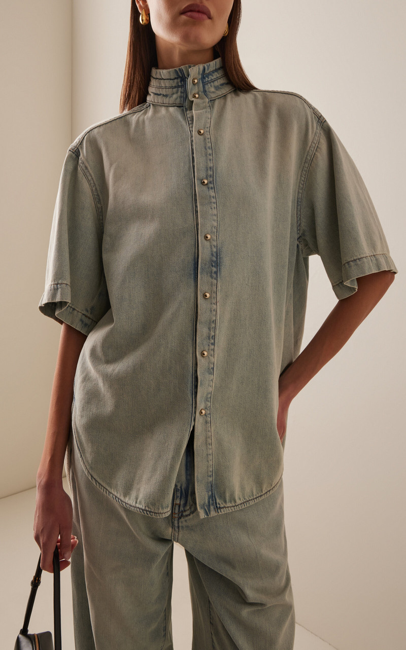 DARKPARK Roberta Denim Shirt blue outlook