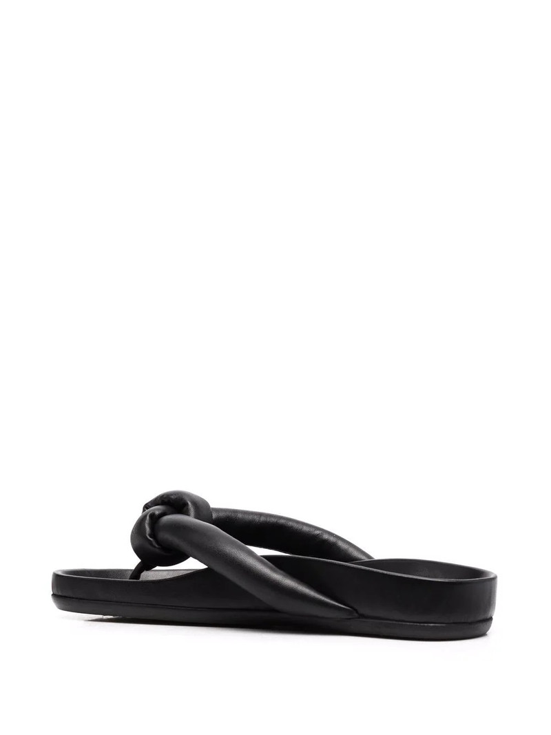 padded knot-detail sandals 3