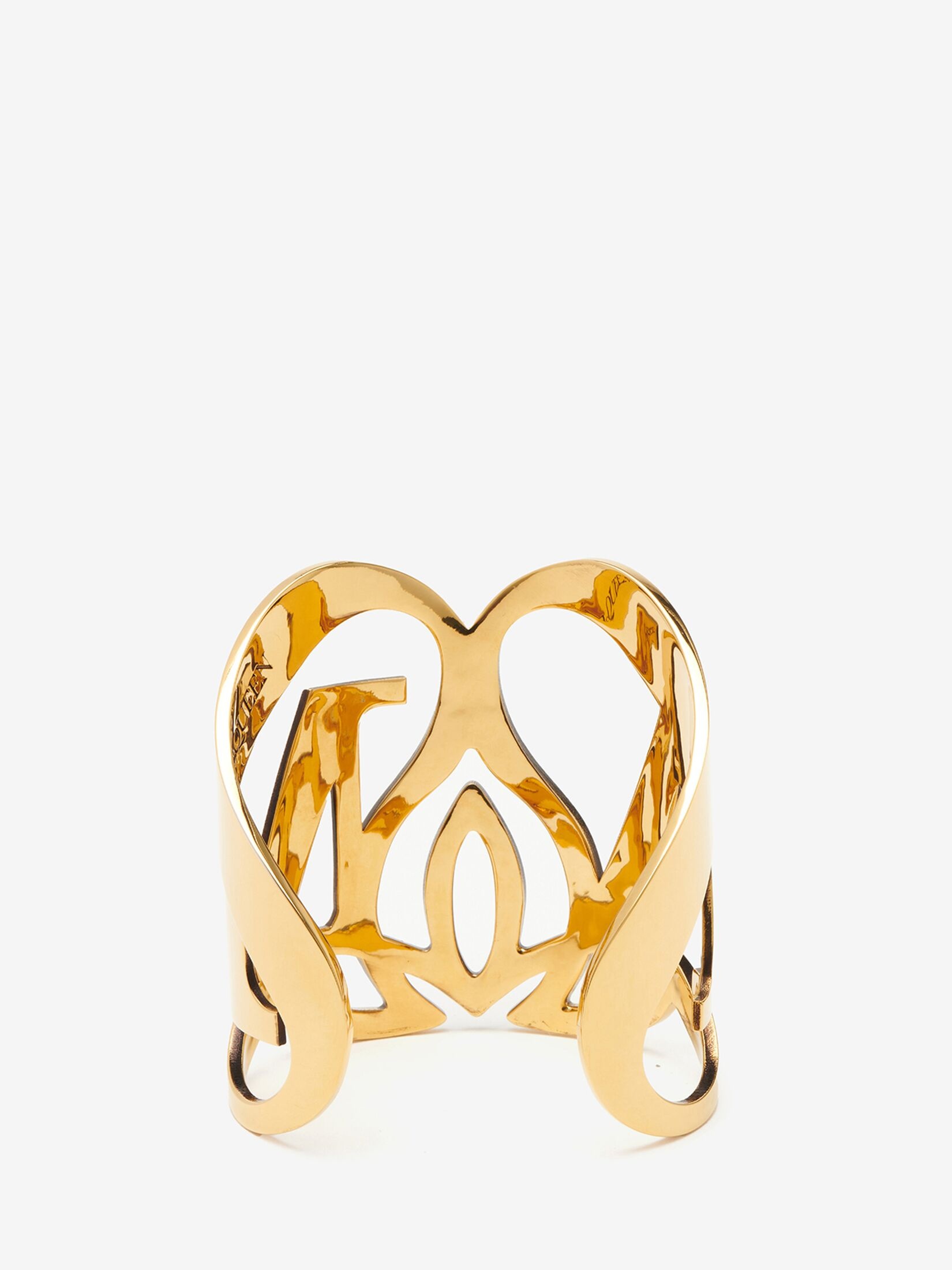 Women's Seal Logo Cuff in Gold - 3