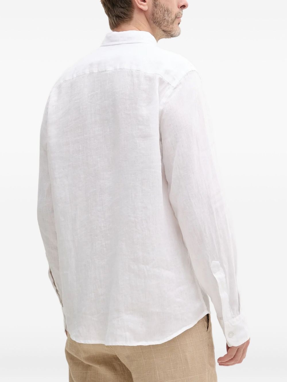 pocket linen shirt - 3