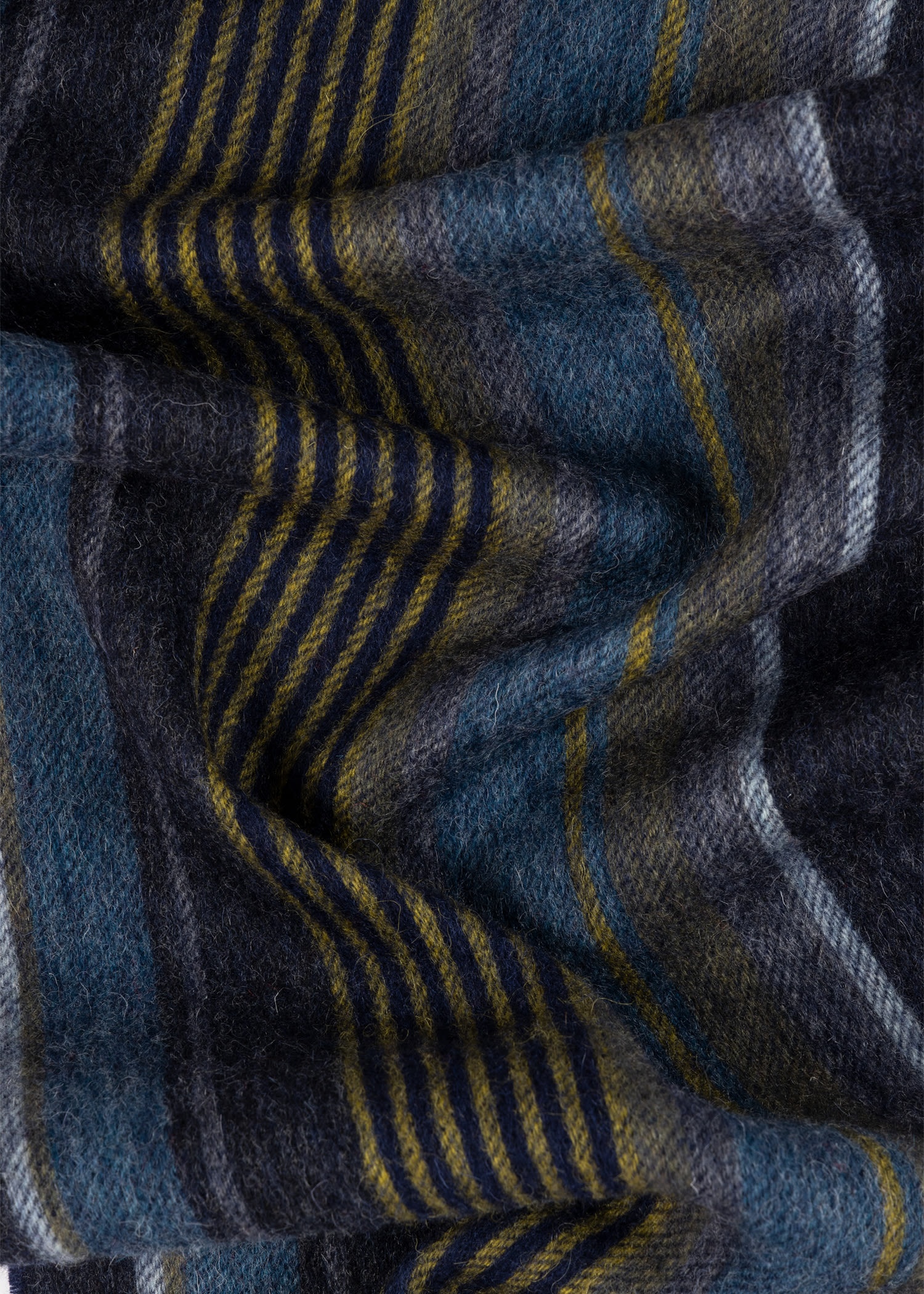 Multi Stripe Lambswool Scarf - 4