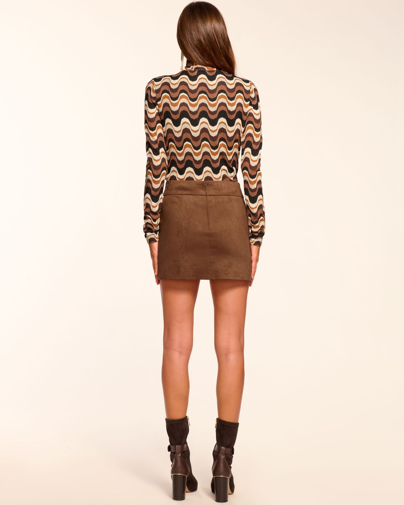 Martha Faux Suede Mini Skirt 5