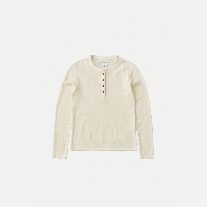 Mira Henley Waffle Egg White - 6