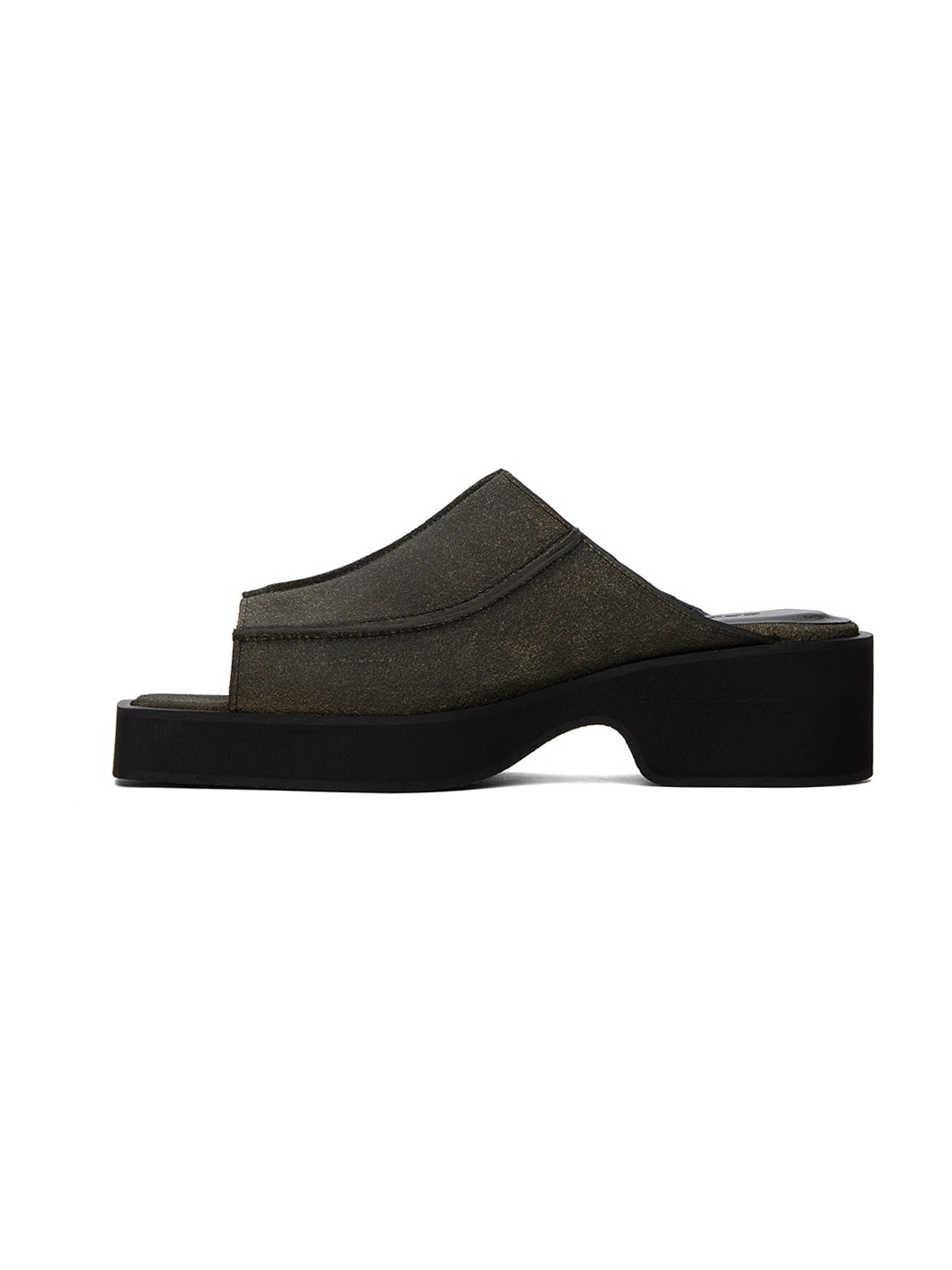 Gray Frame Sandals - 3
