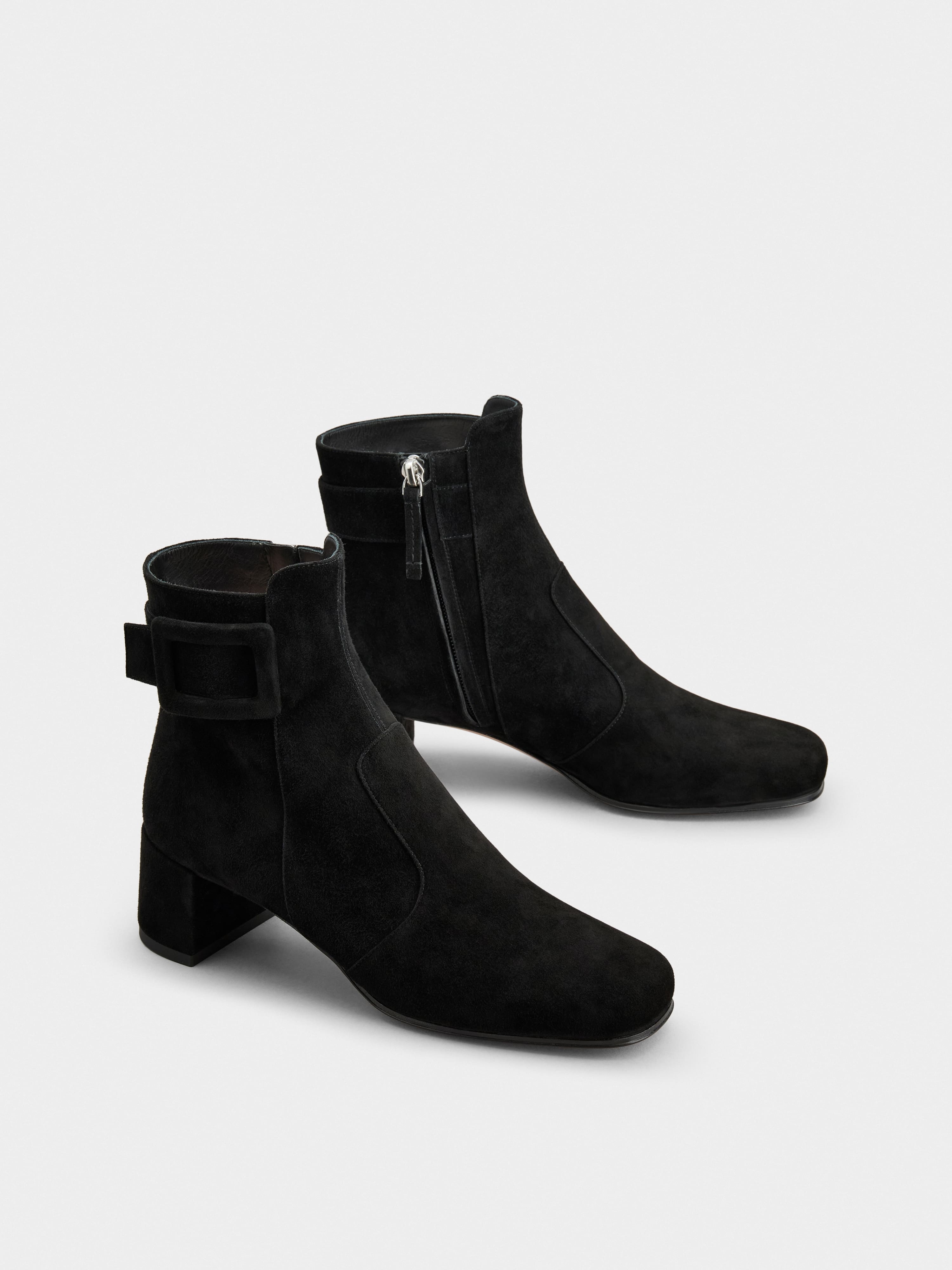 Très Vivier Booties in suede - 2