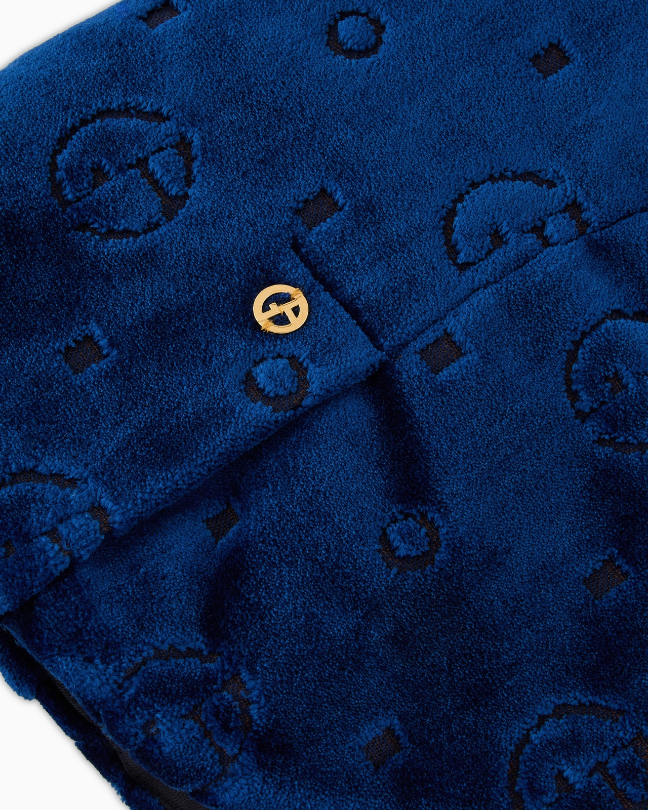 POLDO X GIORGIO ARMANI COAT IN MONOGRAM JACQUARD VELVET - 5