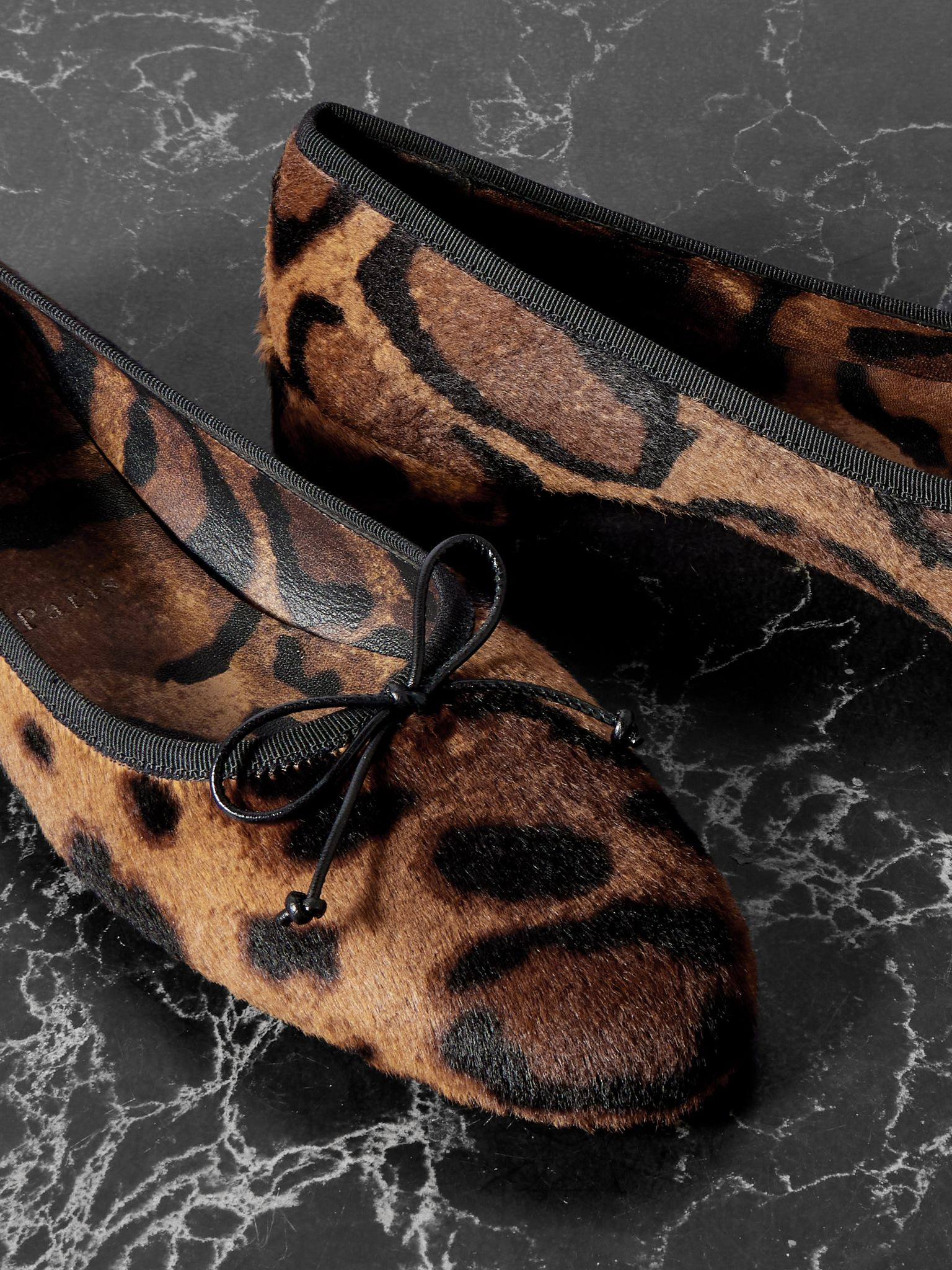 Sweetie Jane leopard-print calf hair ballet flats Leopard print - 4